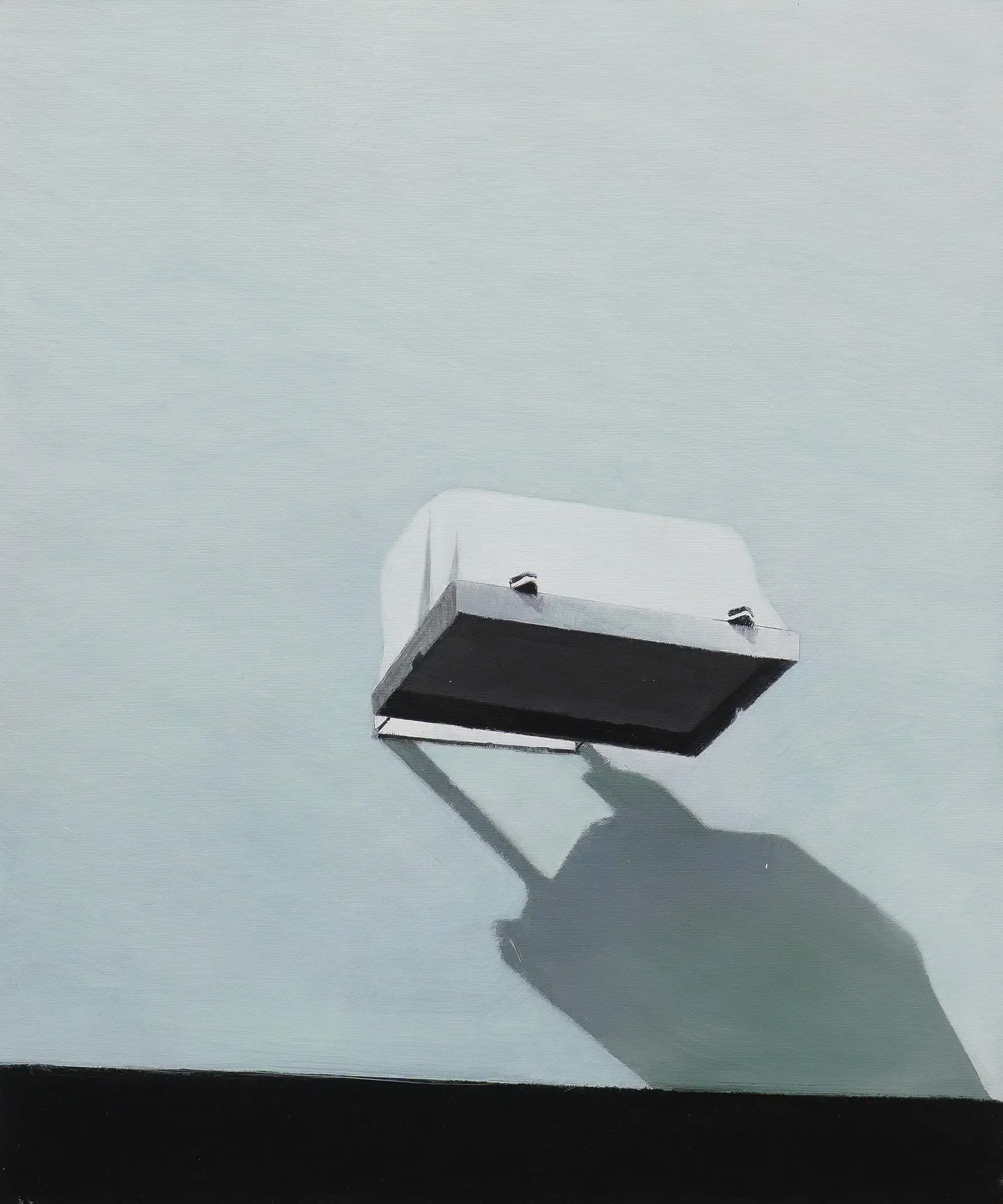 셔터 위 above the shutter — oil on canvas by Li Hyunwoo