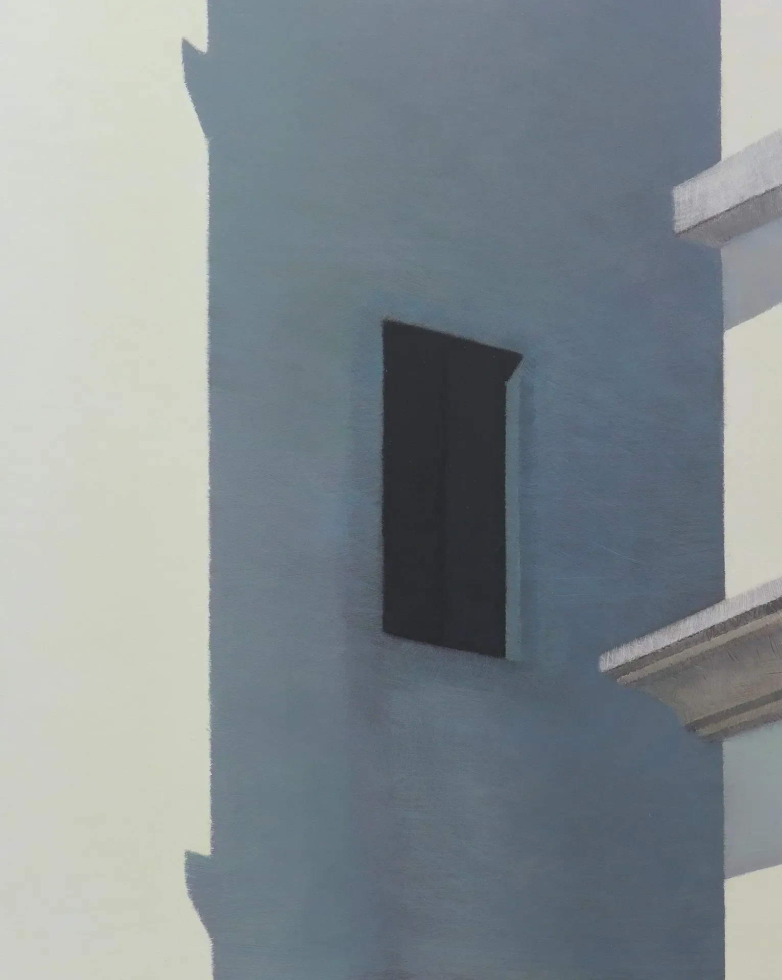 벽과 벽 사이 between the walls — oil on canvas by Li Hyunwoo