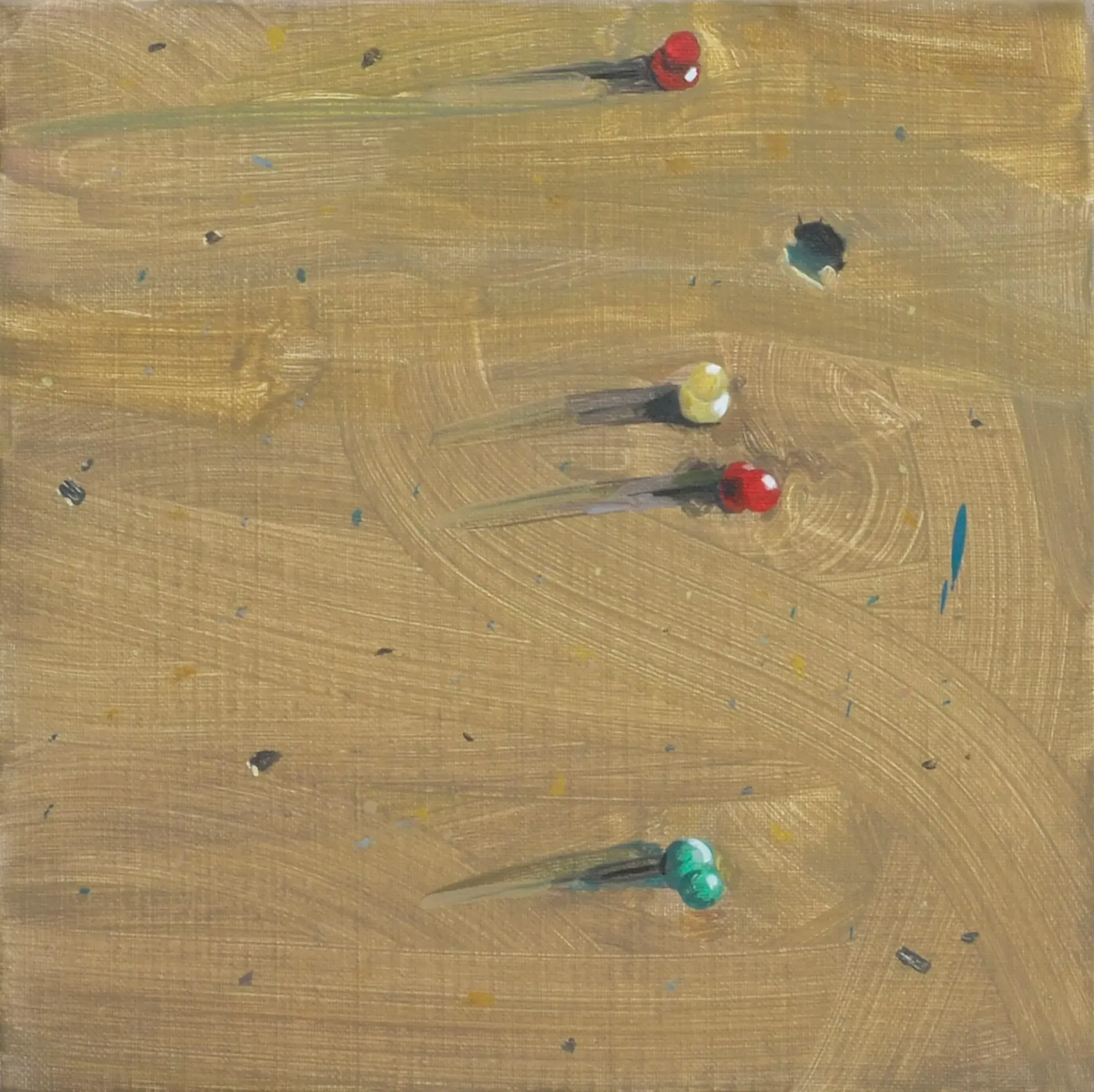 판 board — oil on canvas by Li Hyunwoo