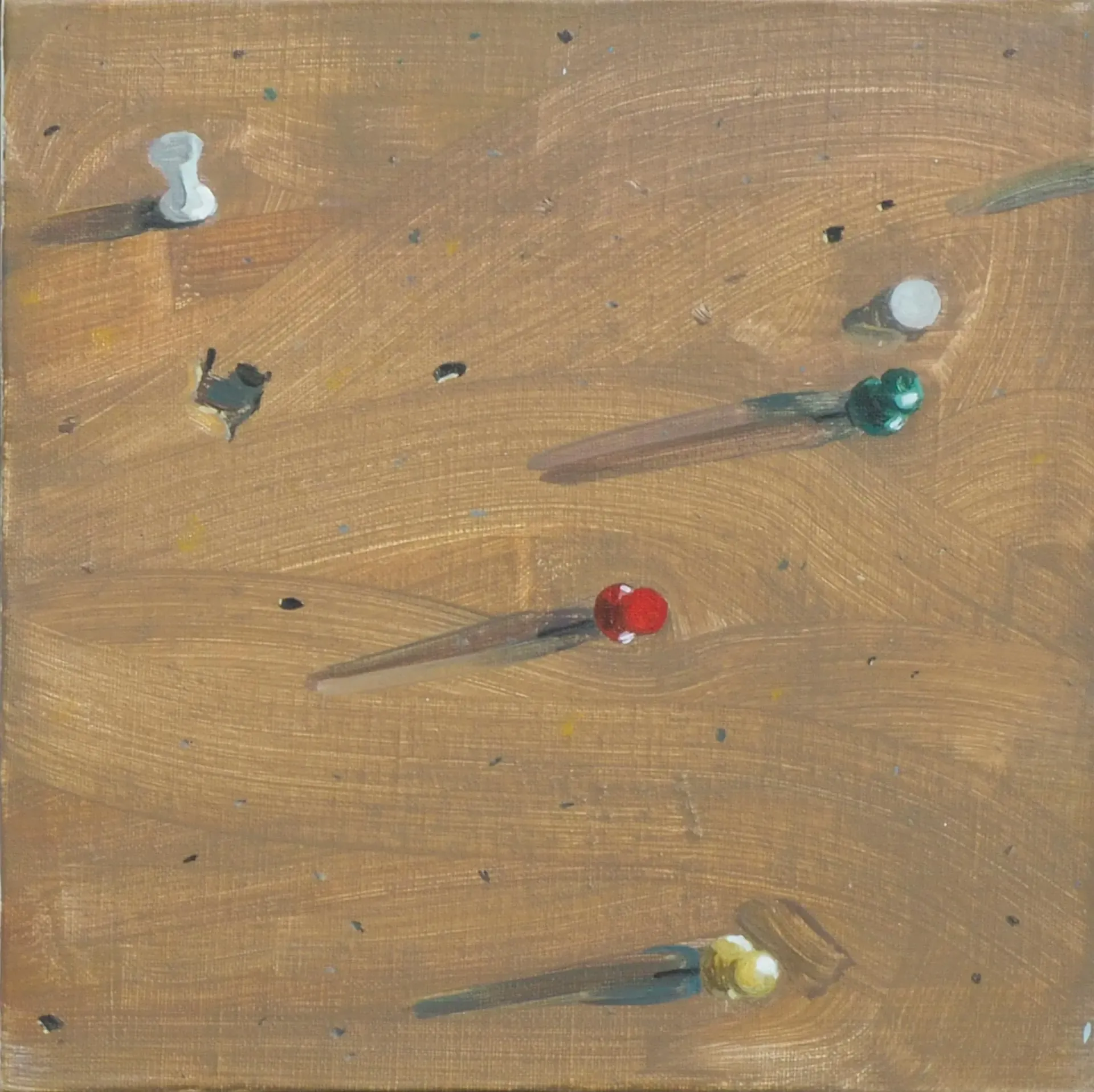 판 board — oil on canvas by Li Hyunwoo