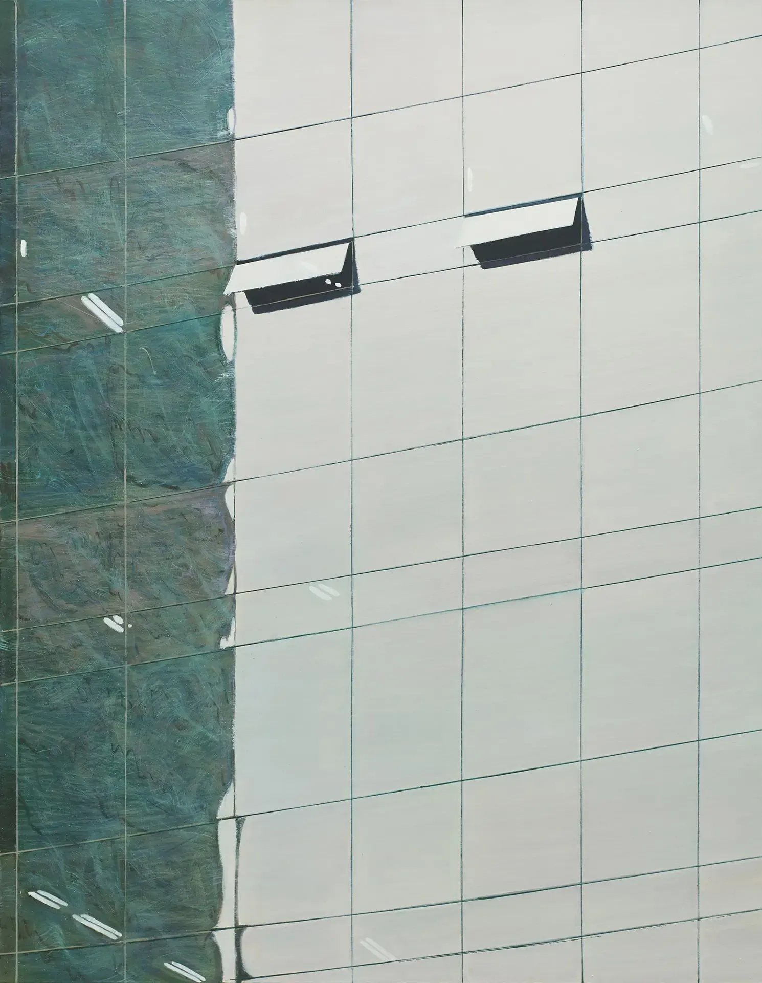 빌딩 building — oil on canvas by Li Hyunwoo