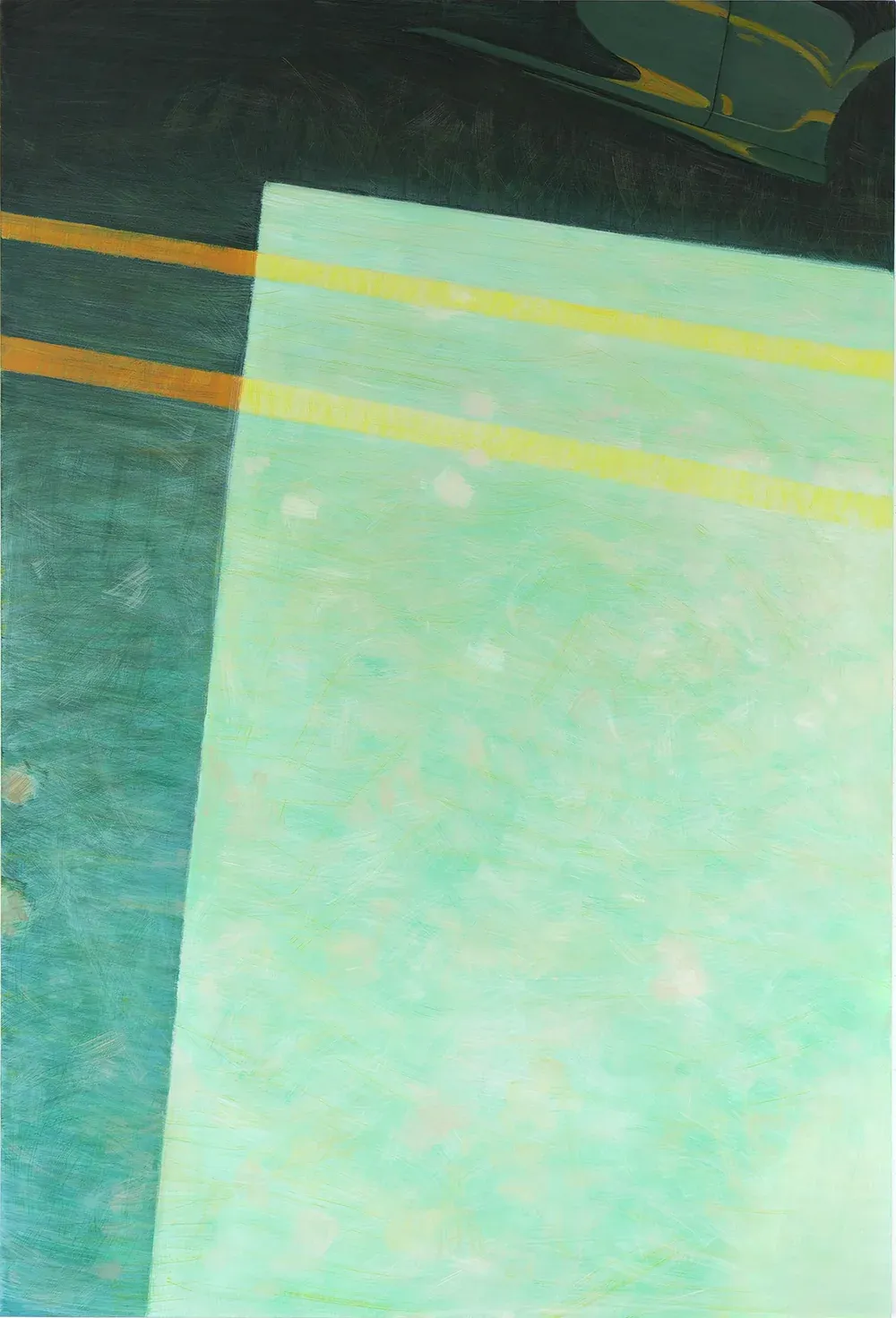초록 — oil on canvas by Li Hyunwoo