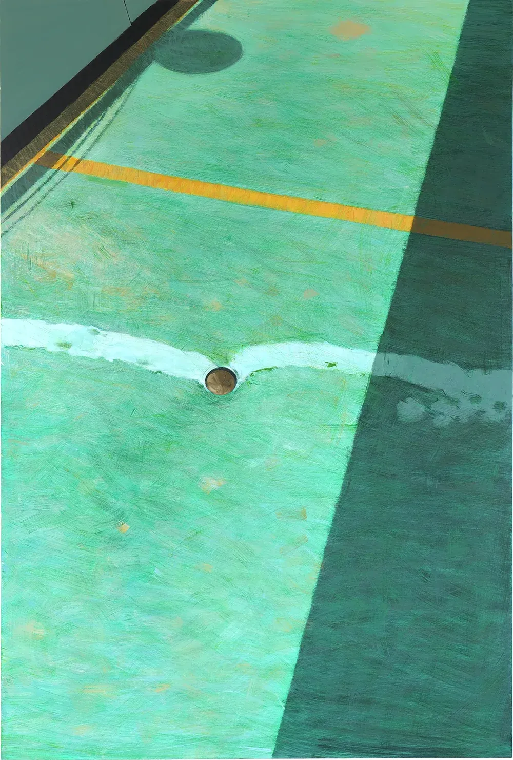 초록 — oil on canvas by Li Hyunwoo