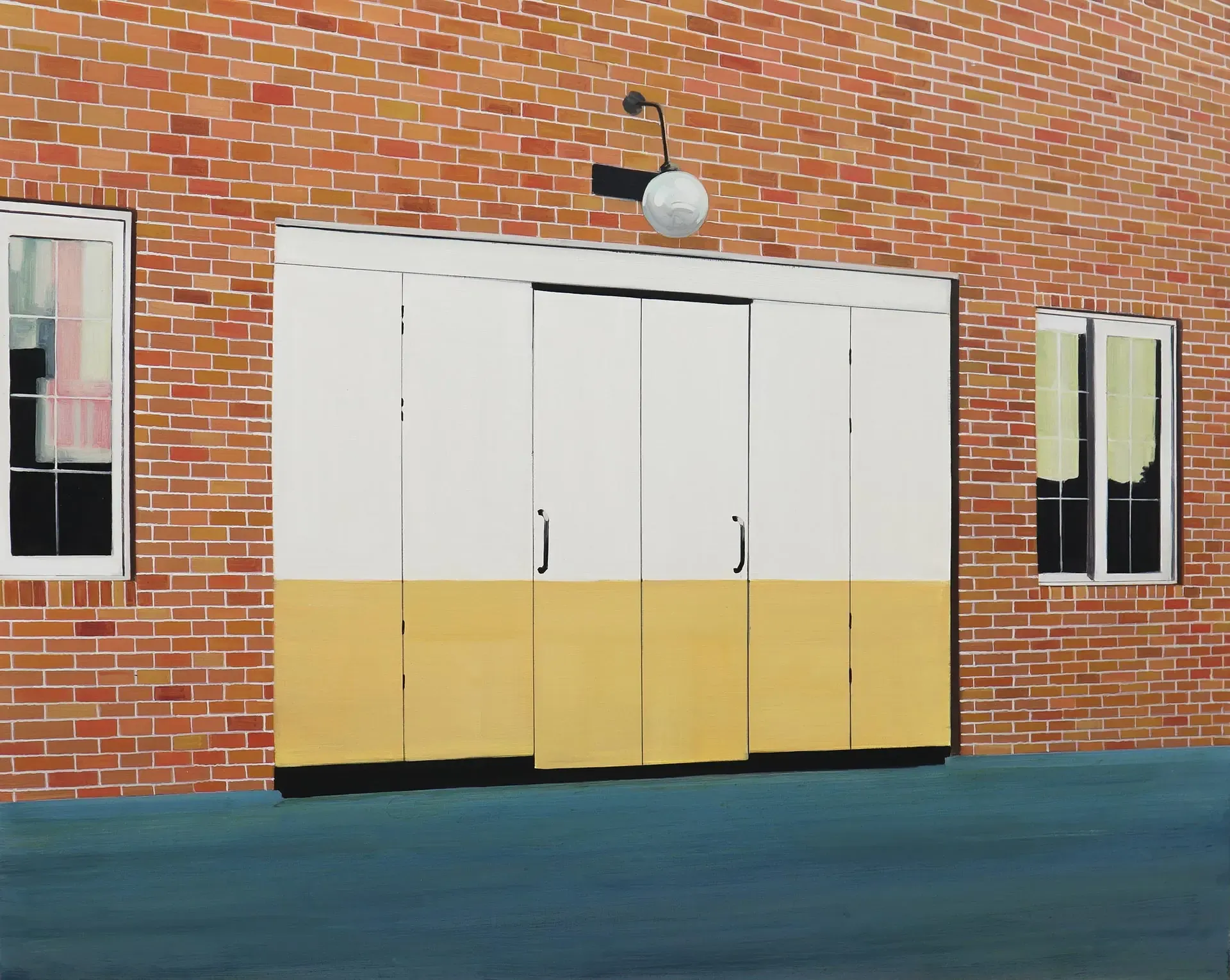교회 1층 church ground — oil on canvas by Li Hyunwoo