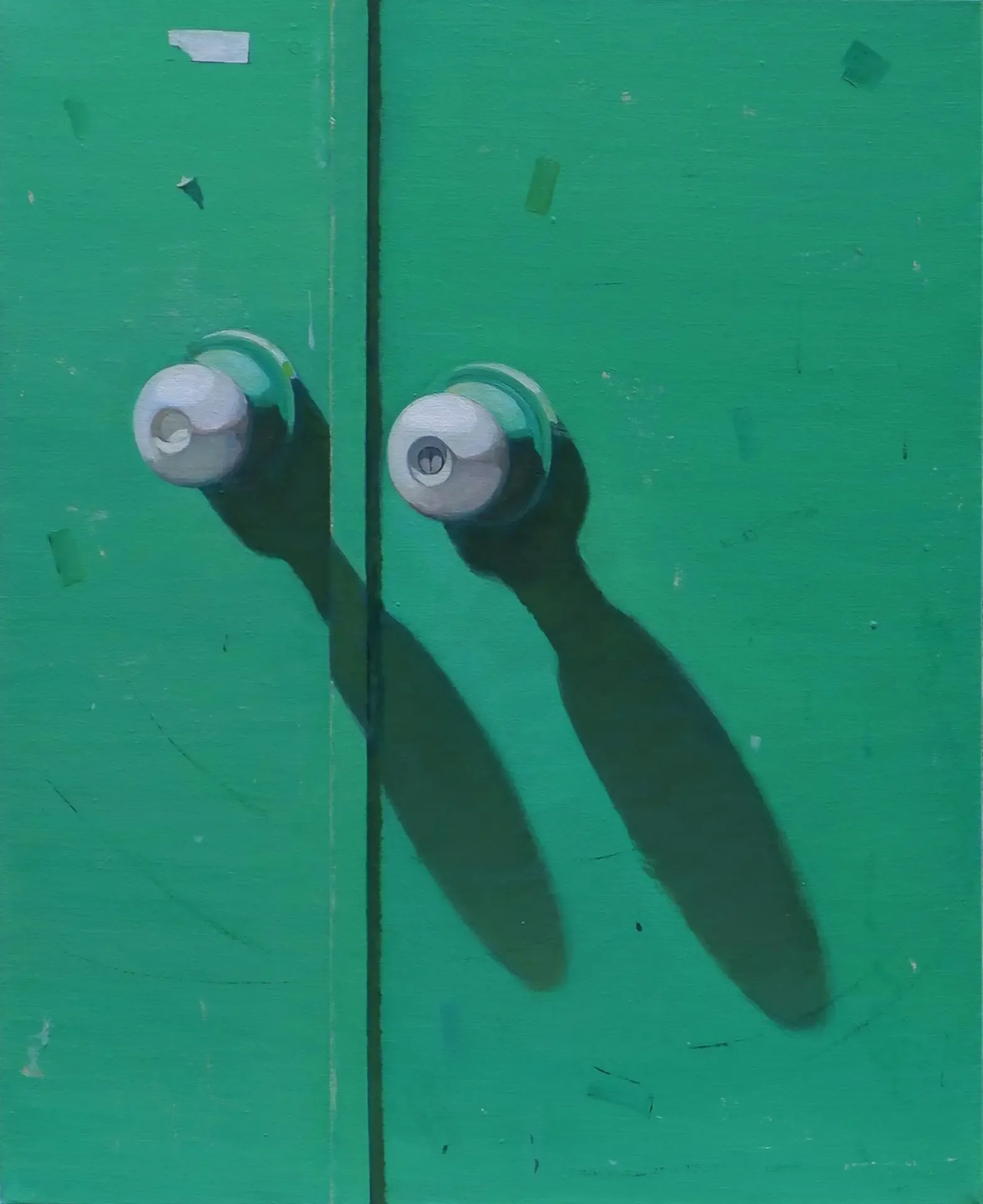 문 door — oil on canvas by Li Hyunwoo