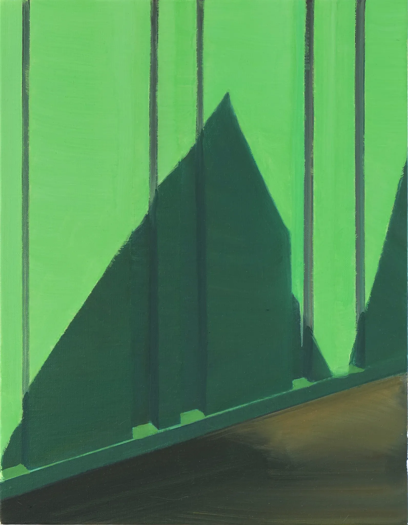 door — oil on canvas by Li Hyunwoo