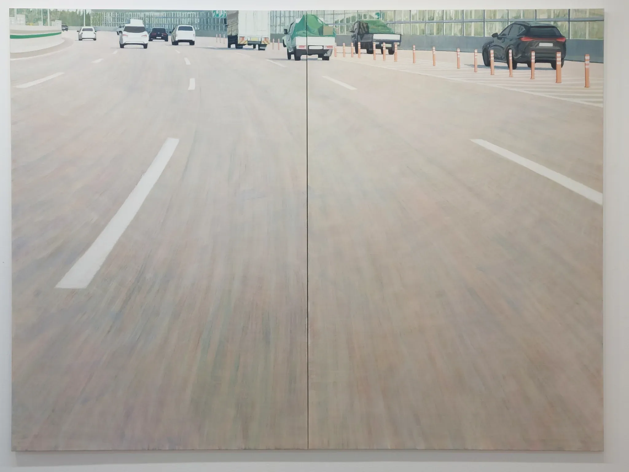 Drive — oil on canvas by Li Hyunwoo