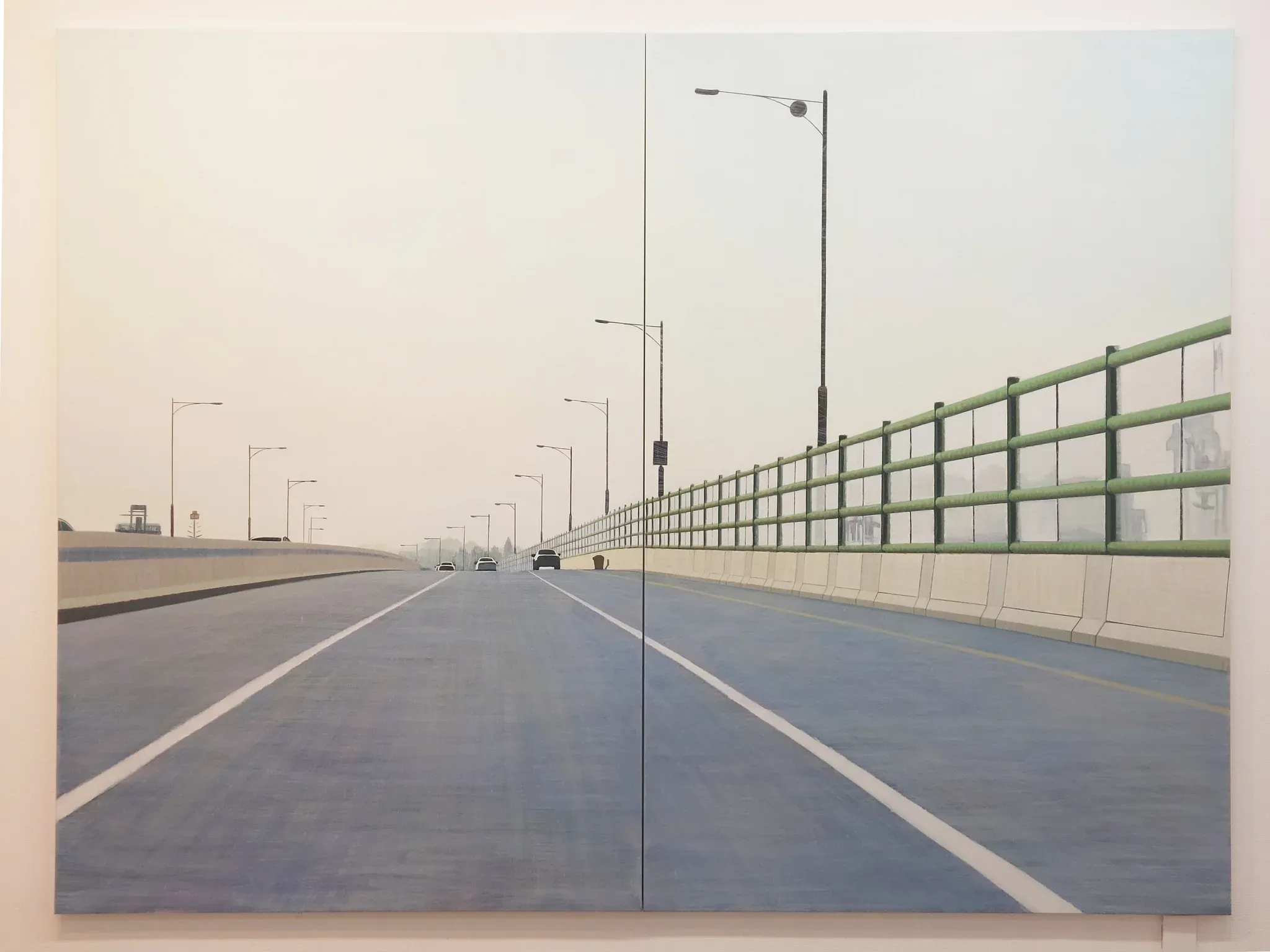 Drive — oil on canvas by Li Hyunwoo