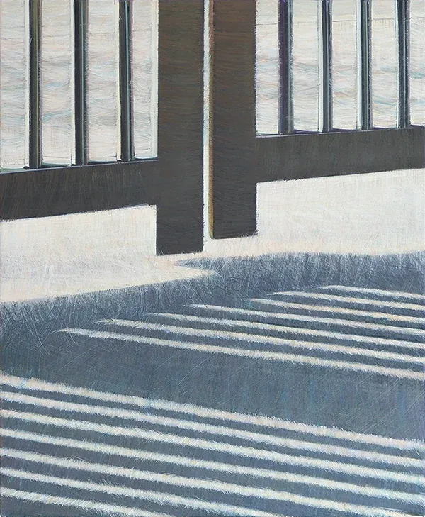 gate — oil on canvas by Li Hyunwoo