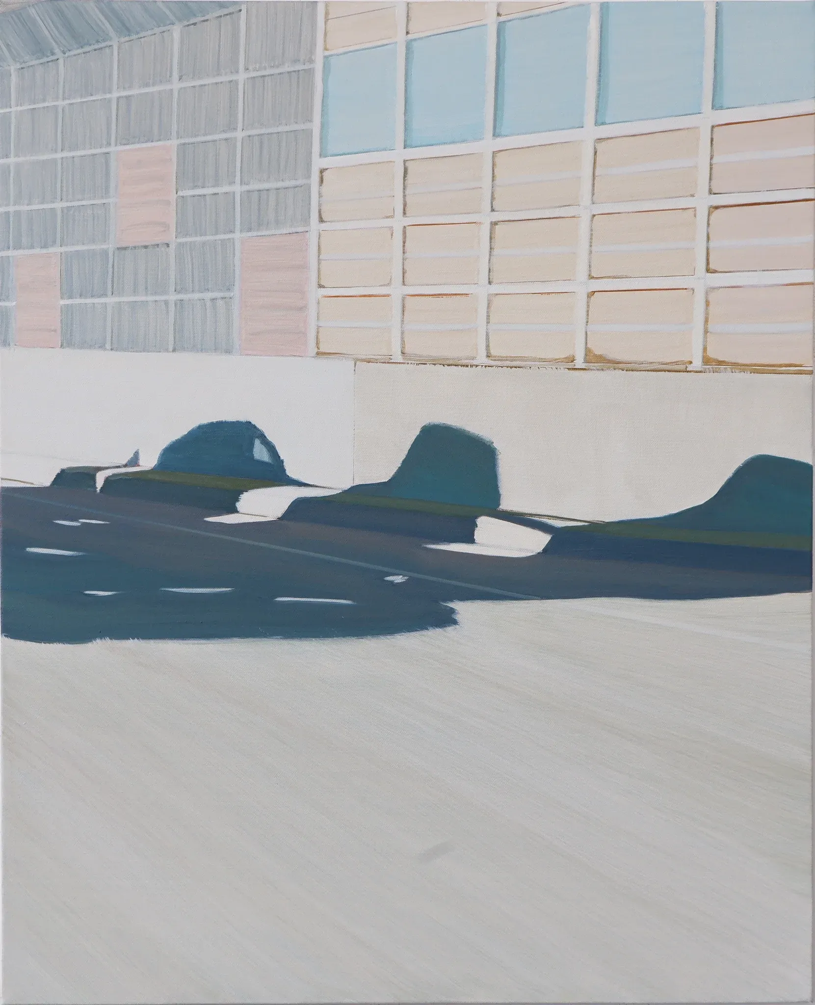 Highway — oil on canvas by Li Hyunwoo