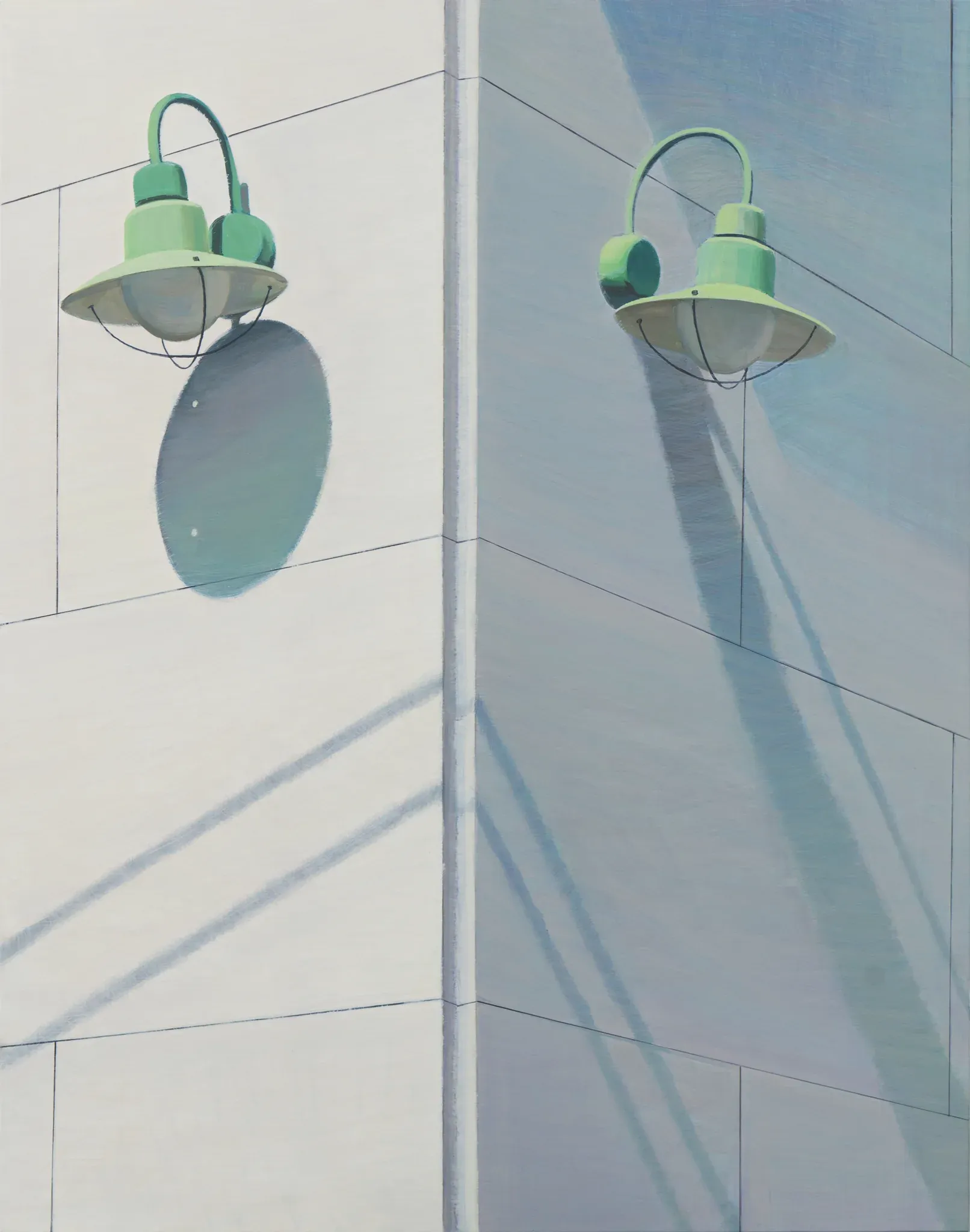 일월이봉도 — oil on canvas by Li Hyunwoo