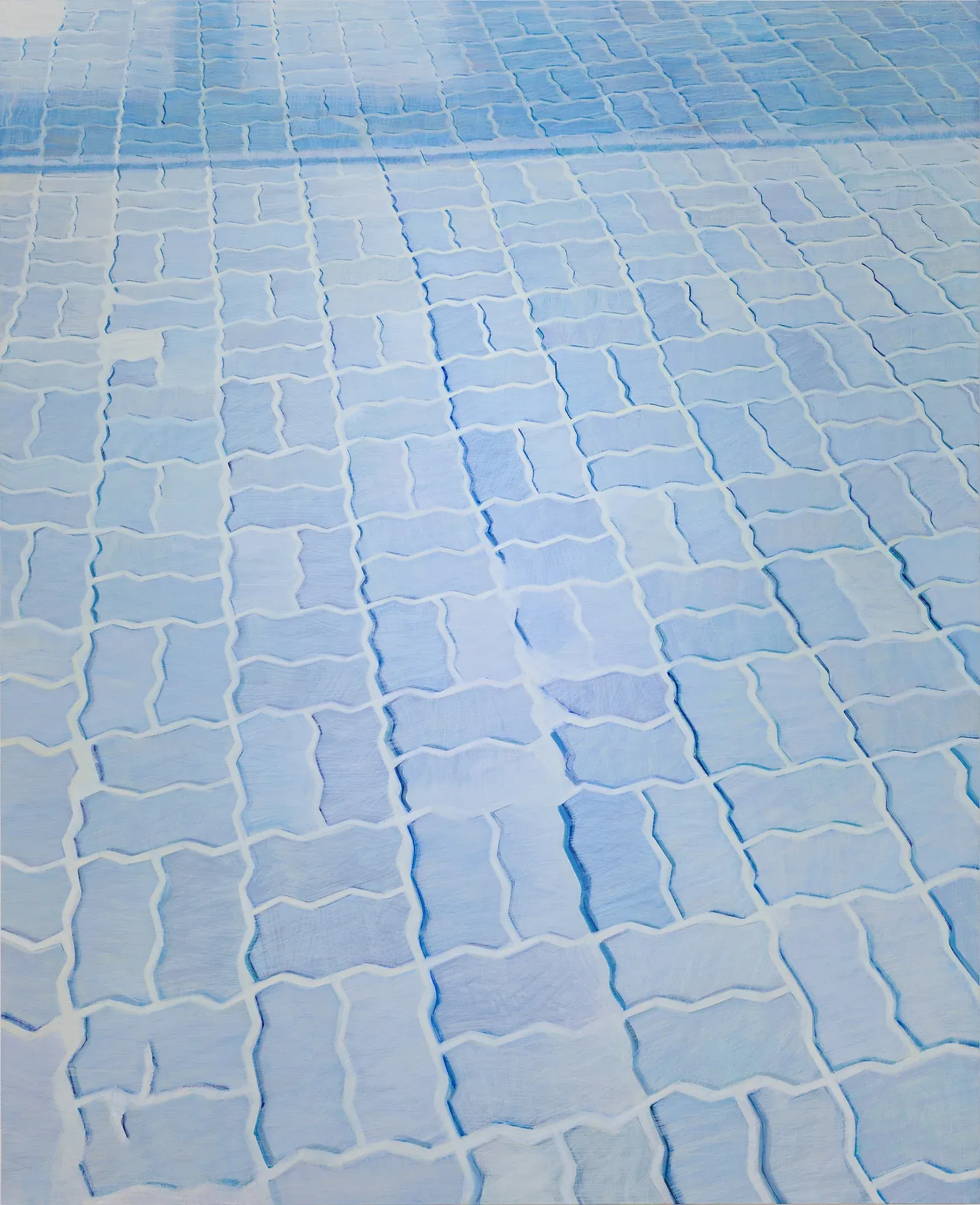 파랑 — oil on canvas by Li Hyunwoo