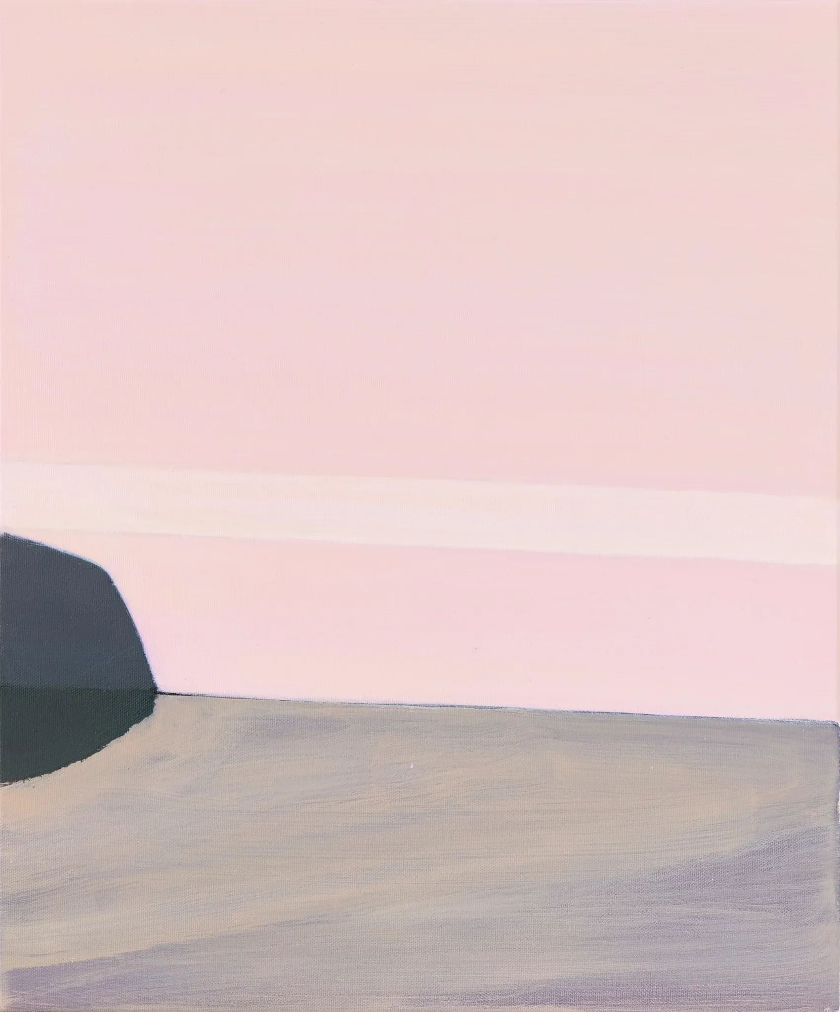 pink — oil on canvas by Li Hyunwoo