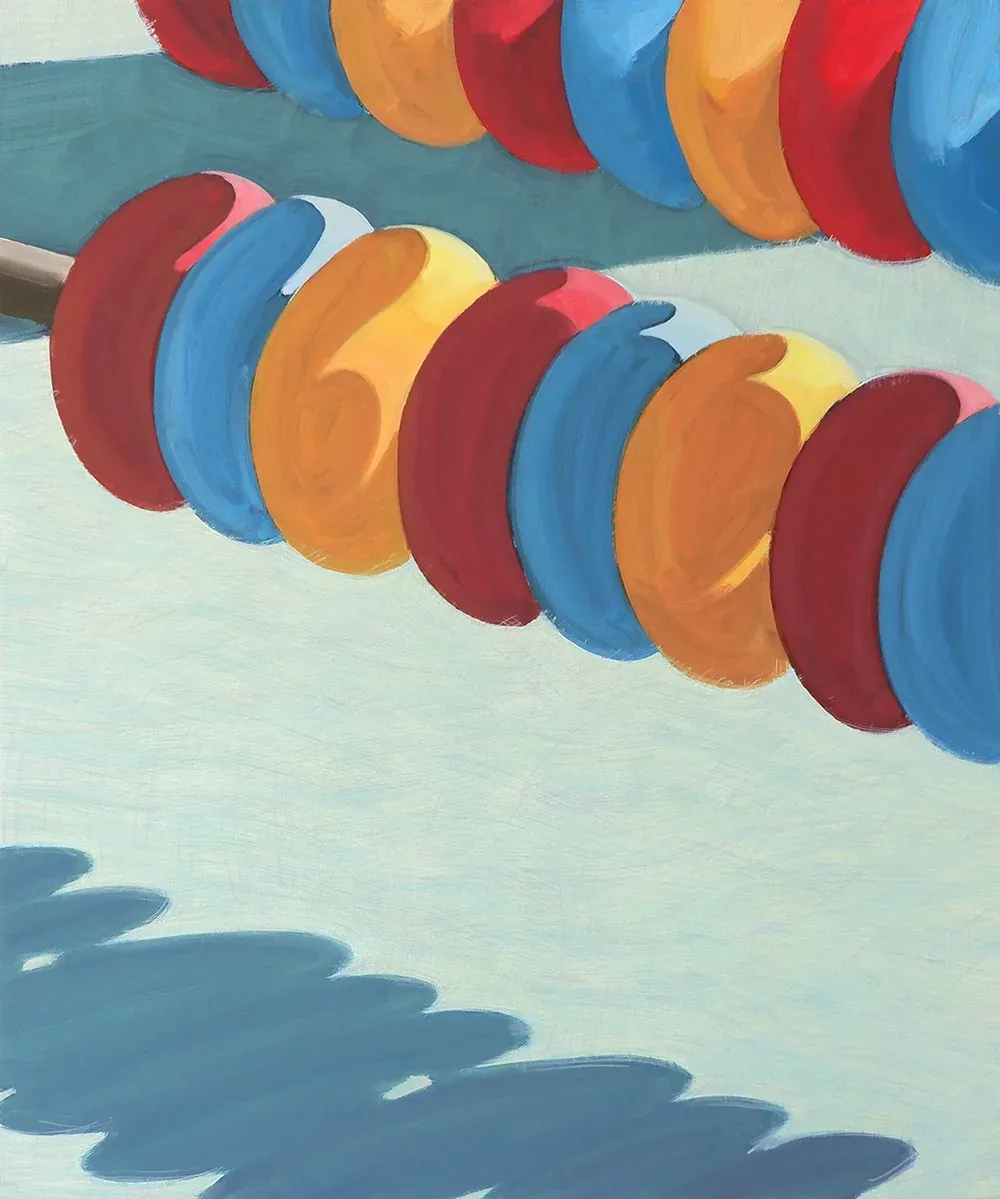 Playground — oil on canvas by Li Hyunwoo