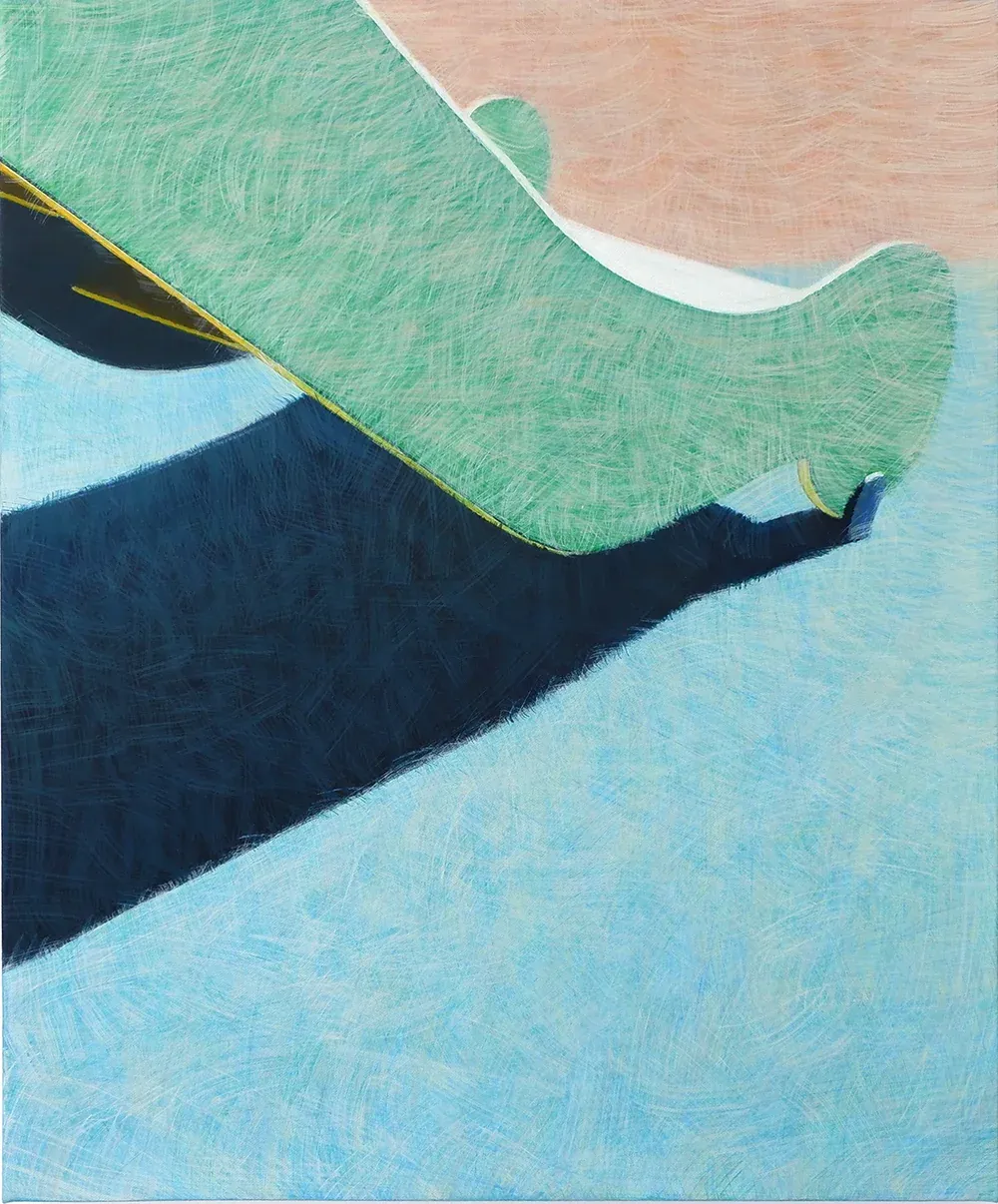 Playground — oil on canvas by Li Hyunwoo