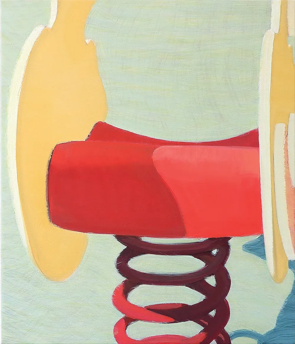 Playground — oil on canvas by Li Hyunwoo