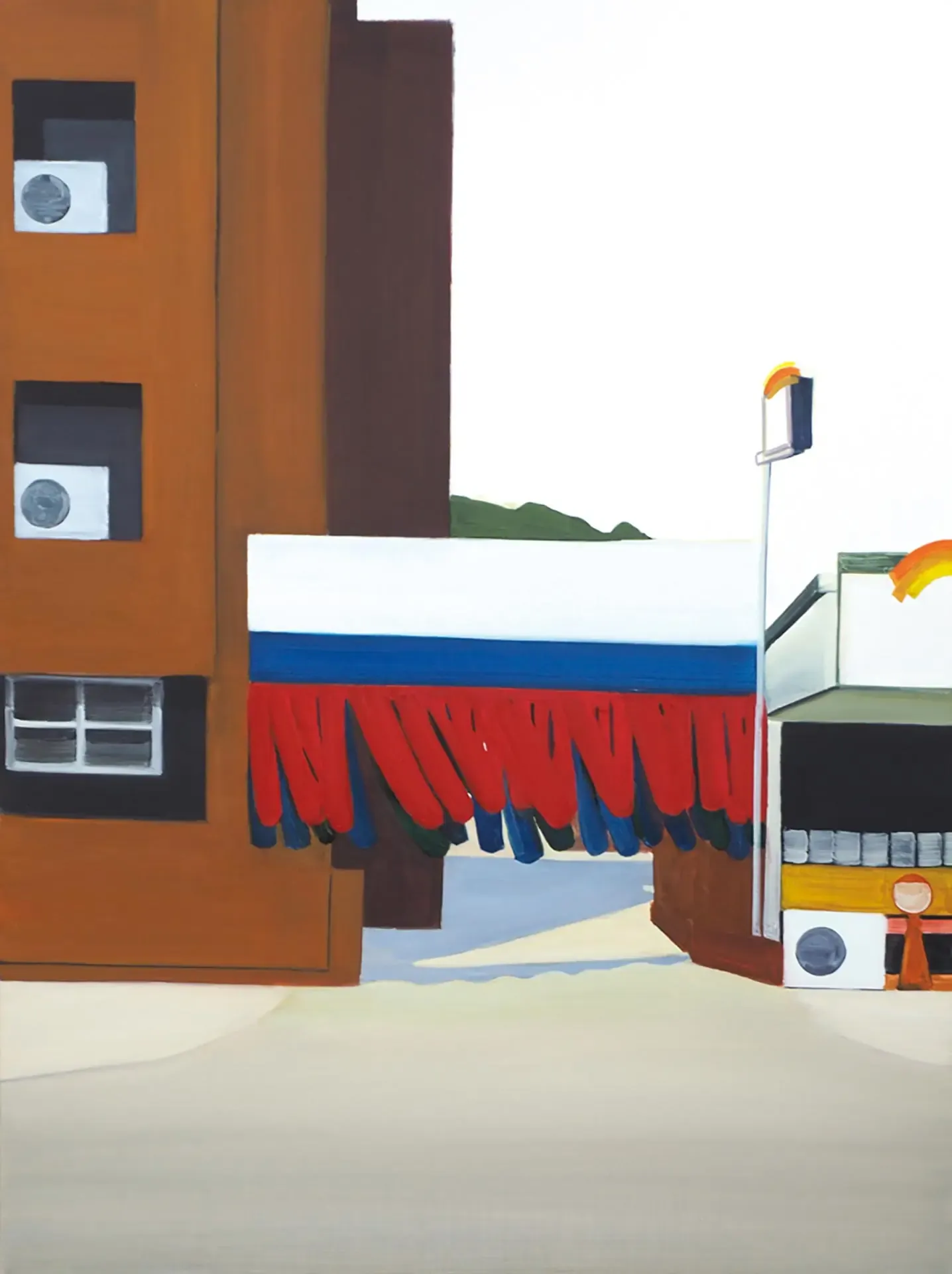 빨강 파랑 그리고 초록 red blue and green — oil on canvas by Li Hyunwoo