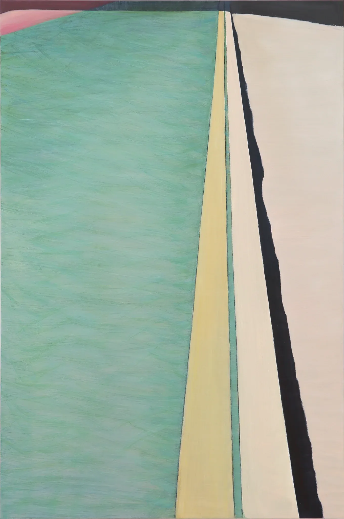 바닥 road — oil on canvas by Li Hyunwoo