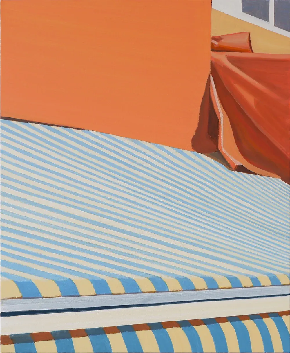 roof — oil on canvas by Li Hyunwoo