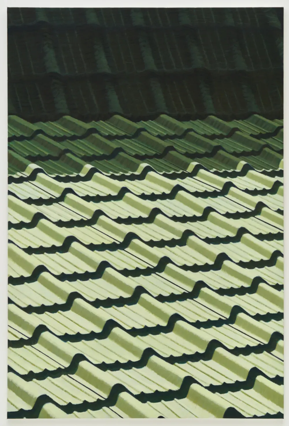Roof — oil on canvas by Li Hyunwoo