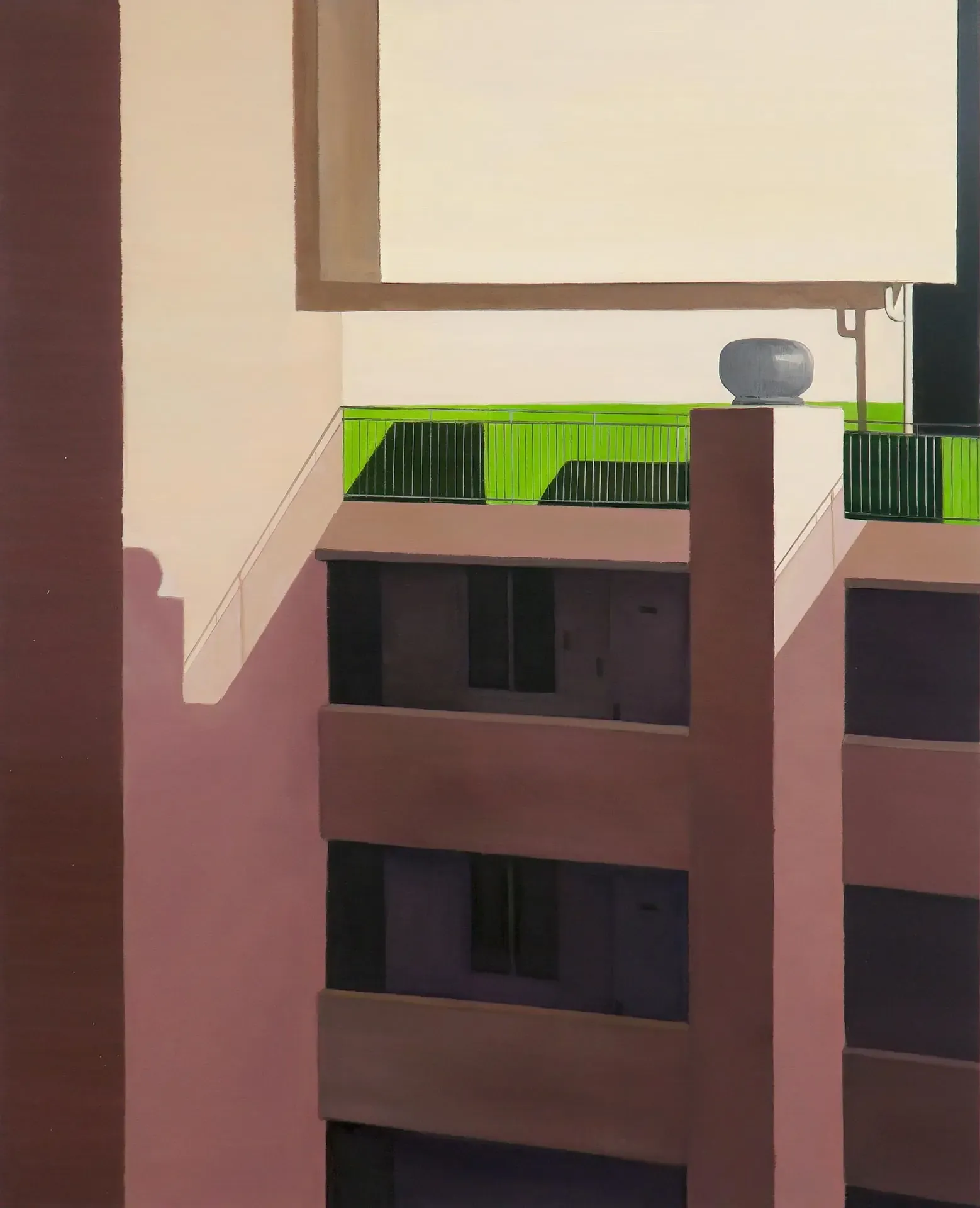 삼선동 아파트 Samseon dong Apt. — oil on canvas by Li Hyunwoo