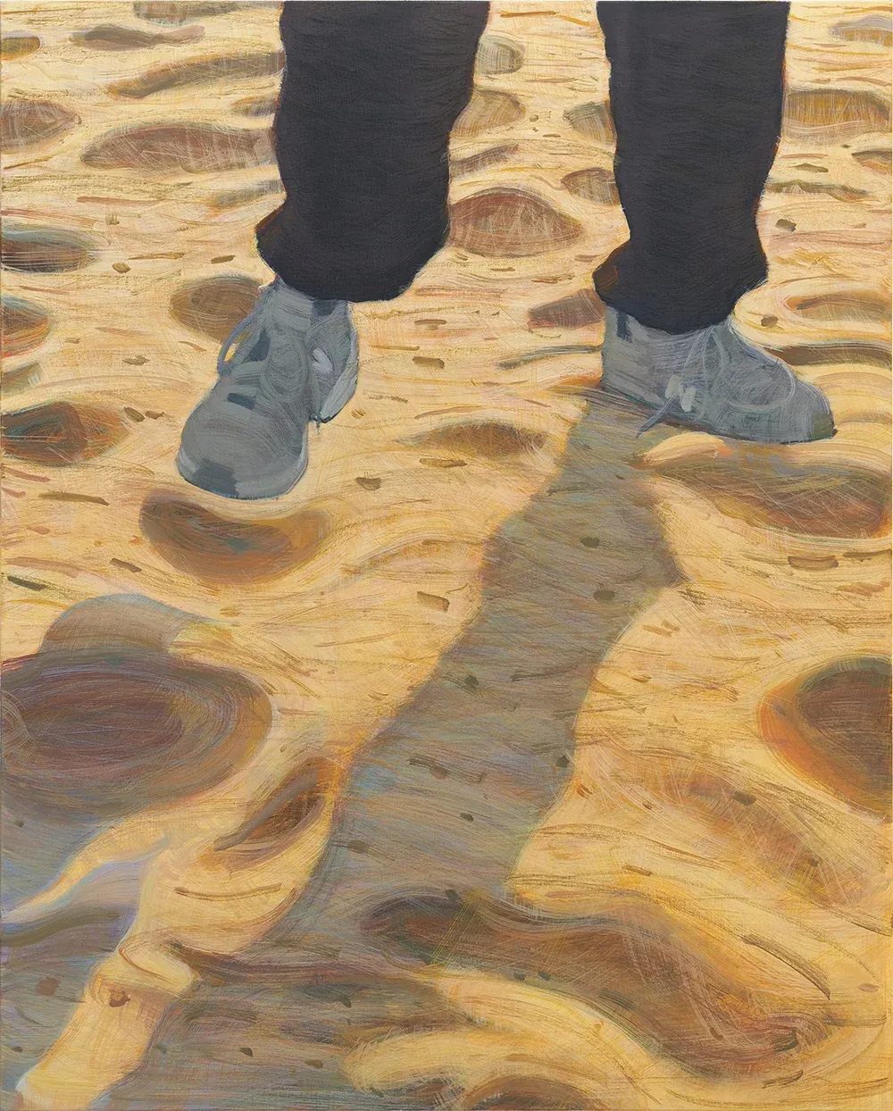 Sand — oil on canvas by Li Hyunwoo