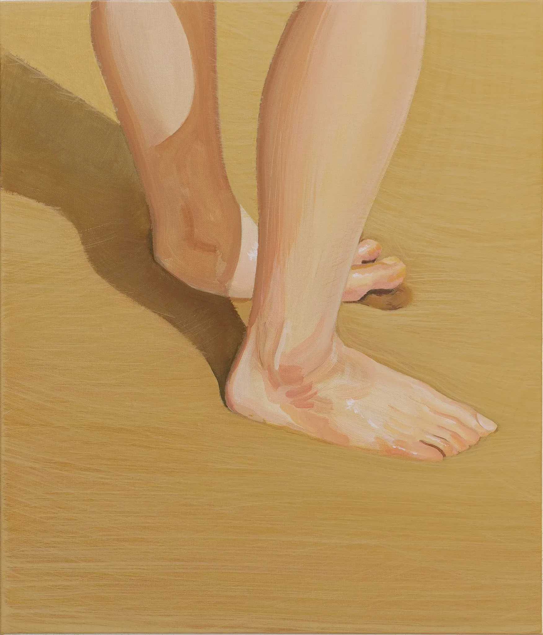 Sand — oil on canvas by Li Hyunwoo