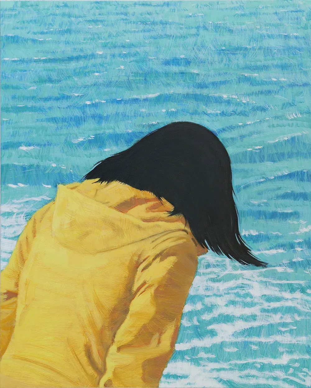 Sea — oil on canvas by Li Hyunwoo