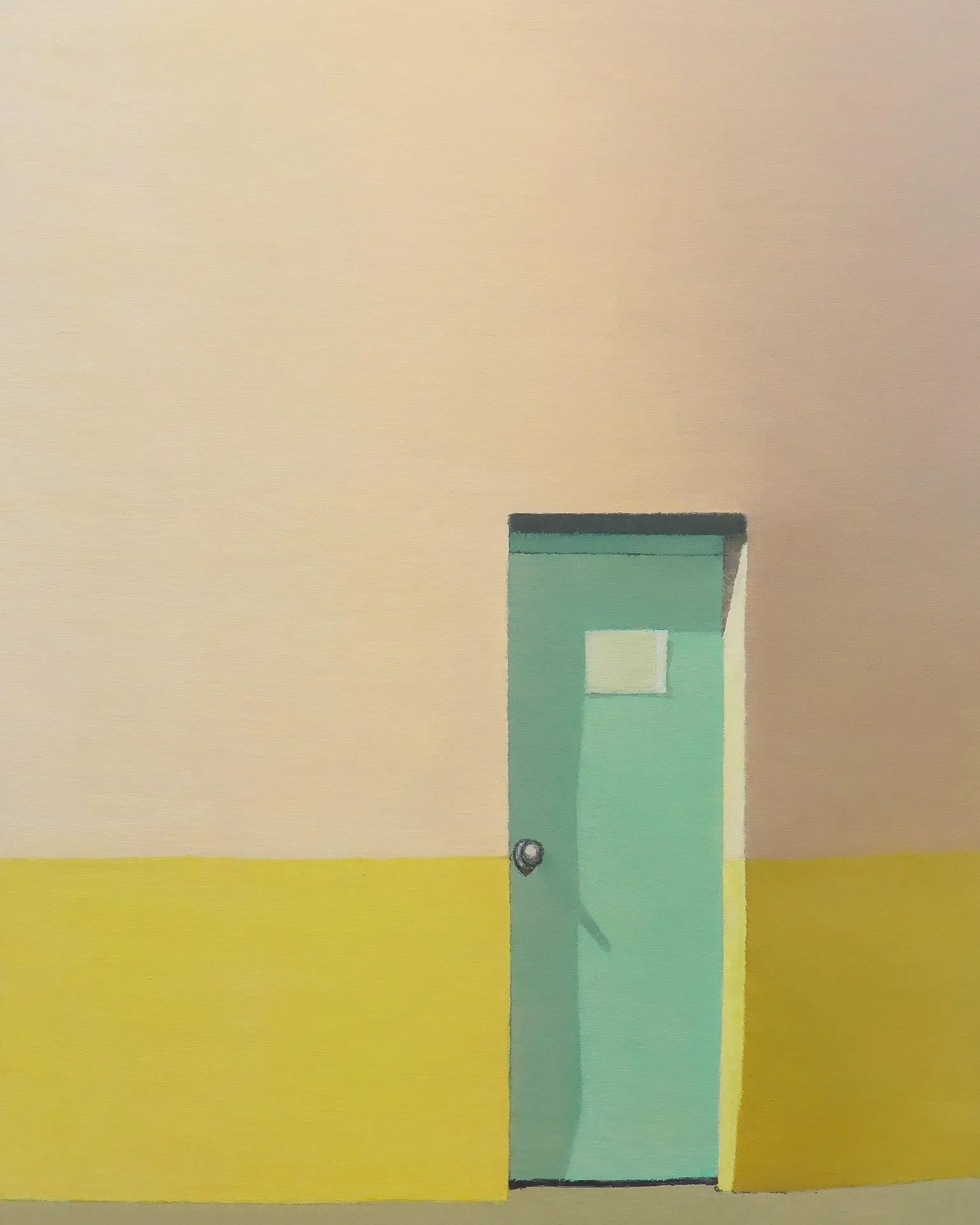 늘어진 오후 slack afternoon — oil on canvas by Li Hyunwoo