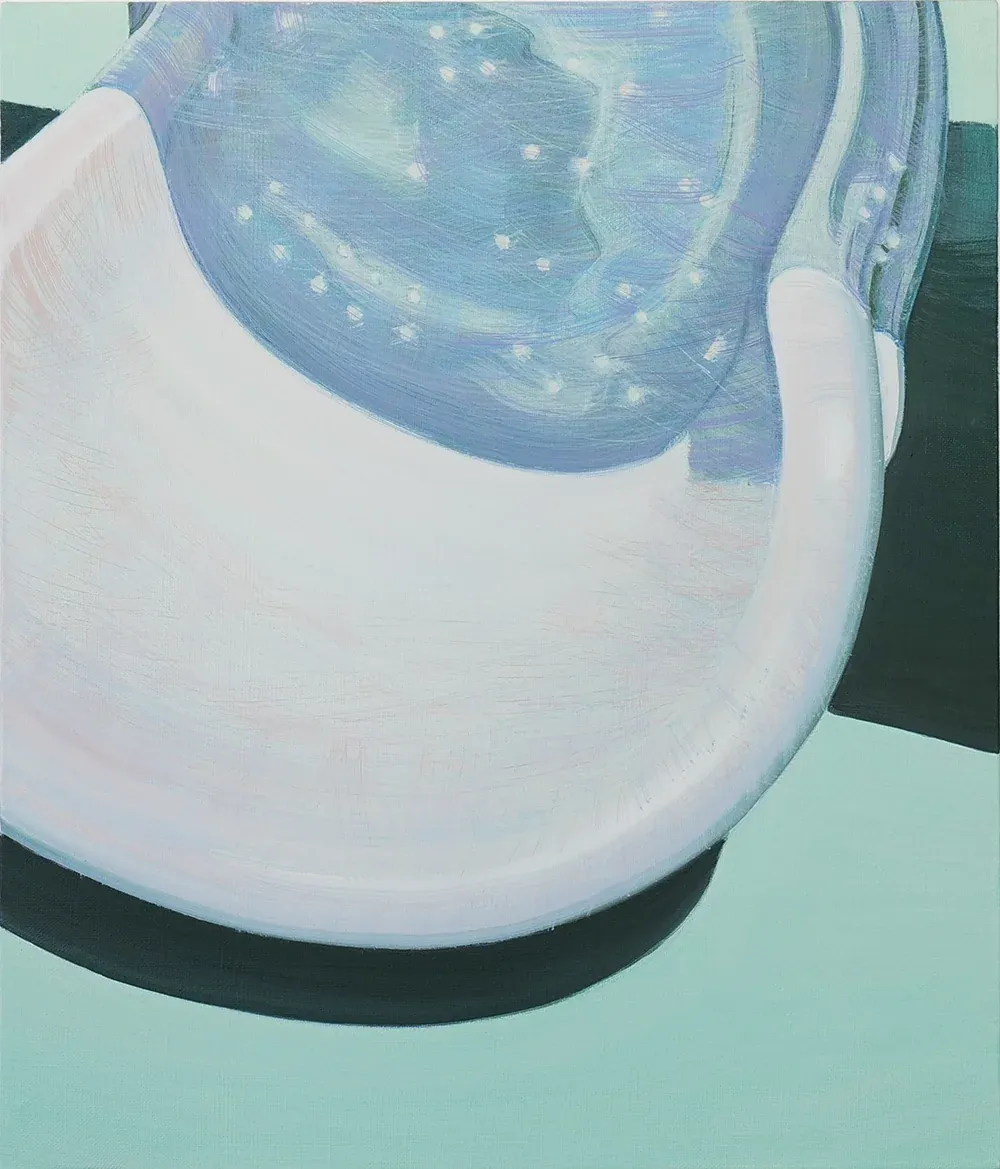 Slide — oil on canvas by Li Hyunwoo