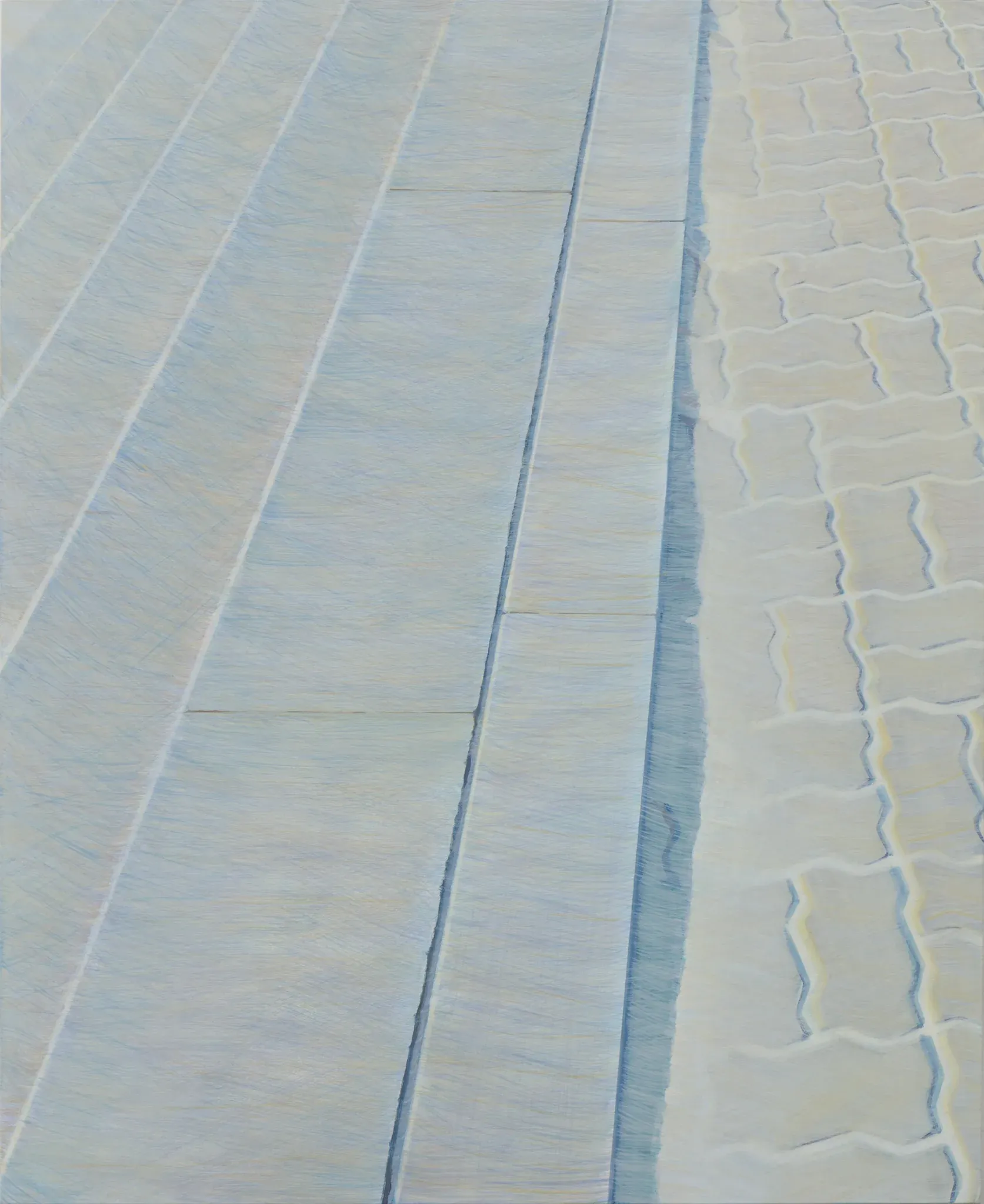 stair — oil on canvas by Li Hyunwoo