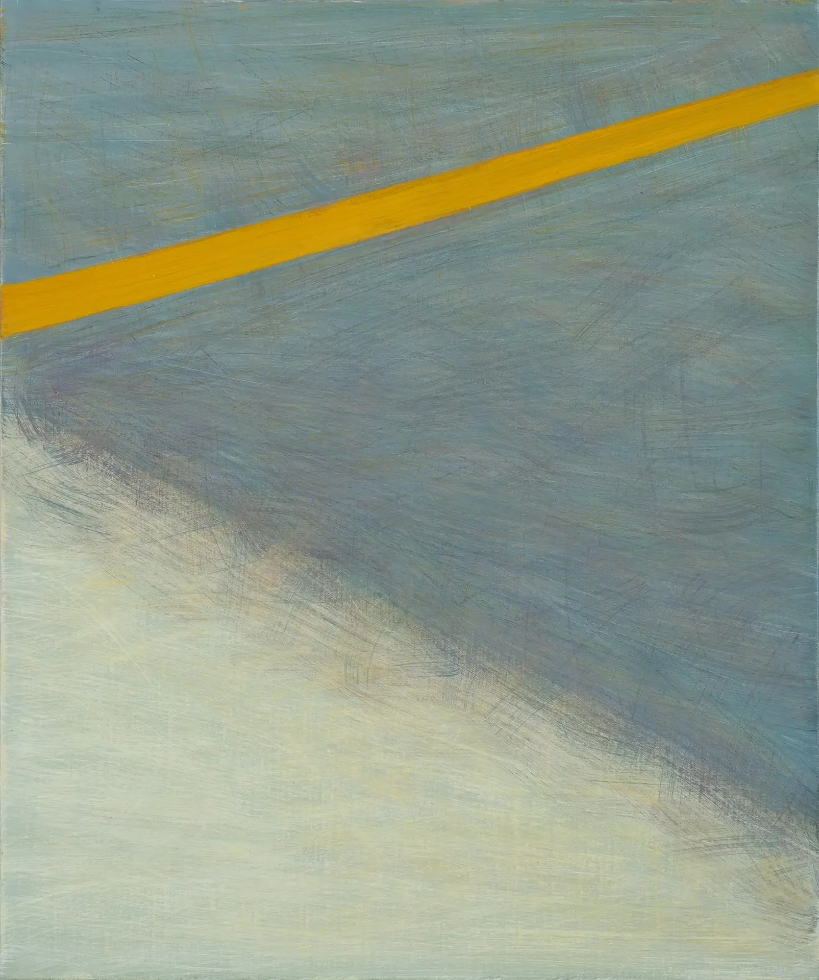 바닥 street — oil on canvas by Li Hyunwoo