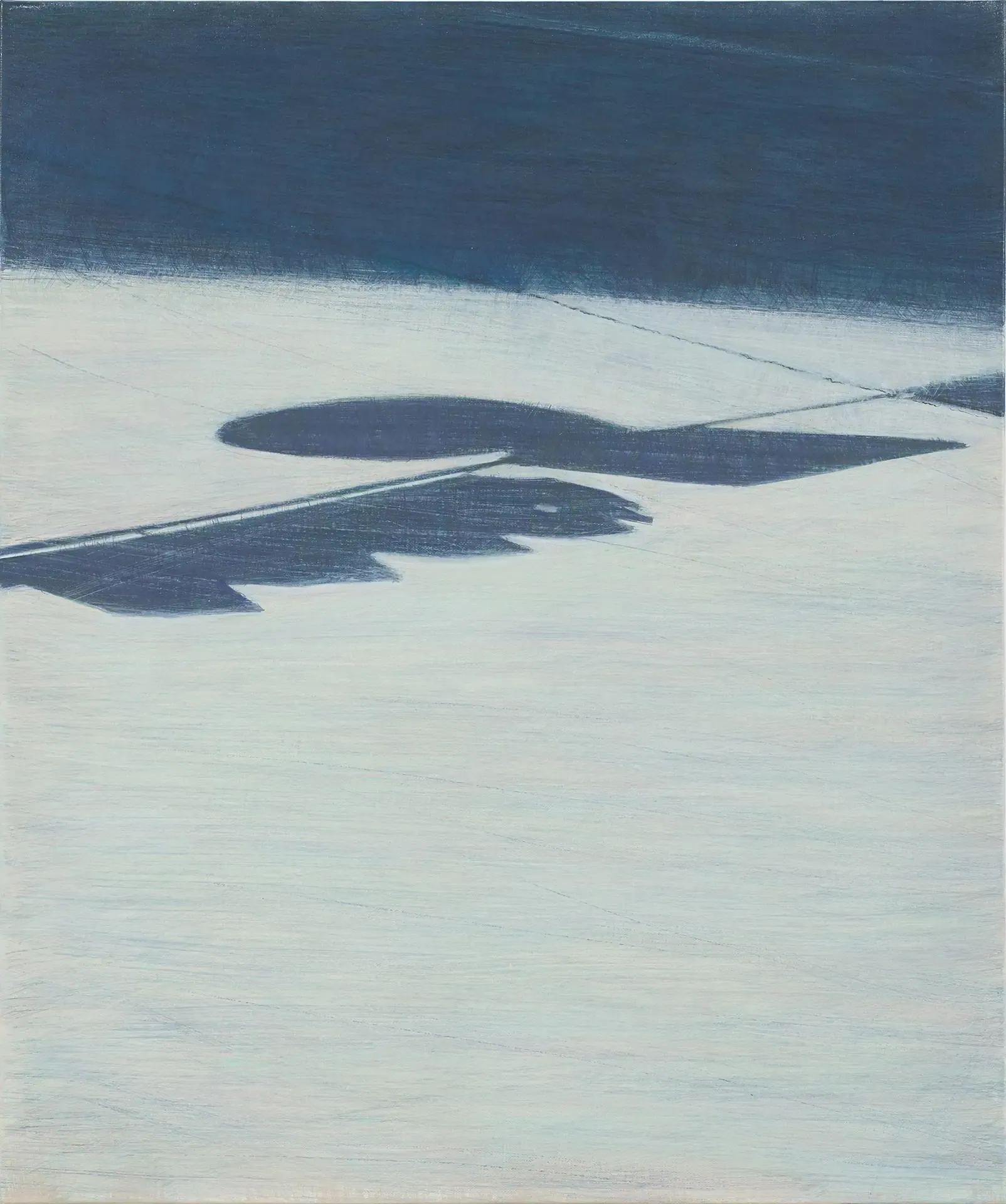 바닥 street — oil on canvas by Li Hyunwoo