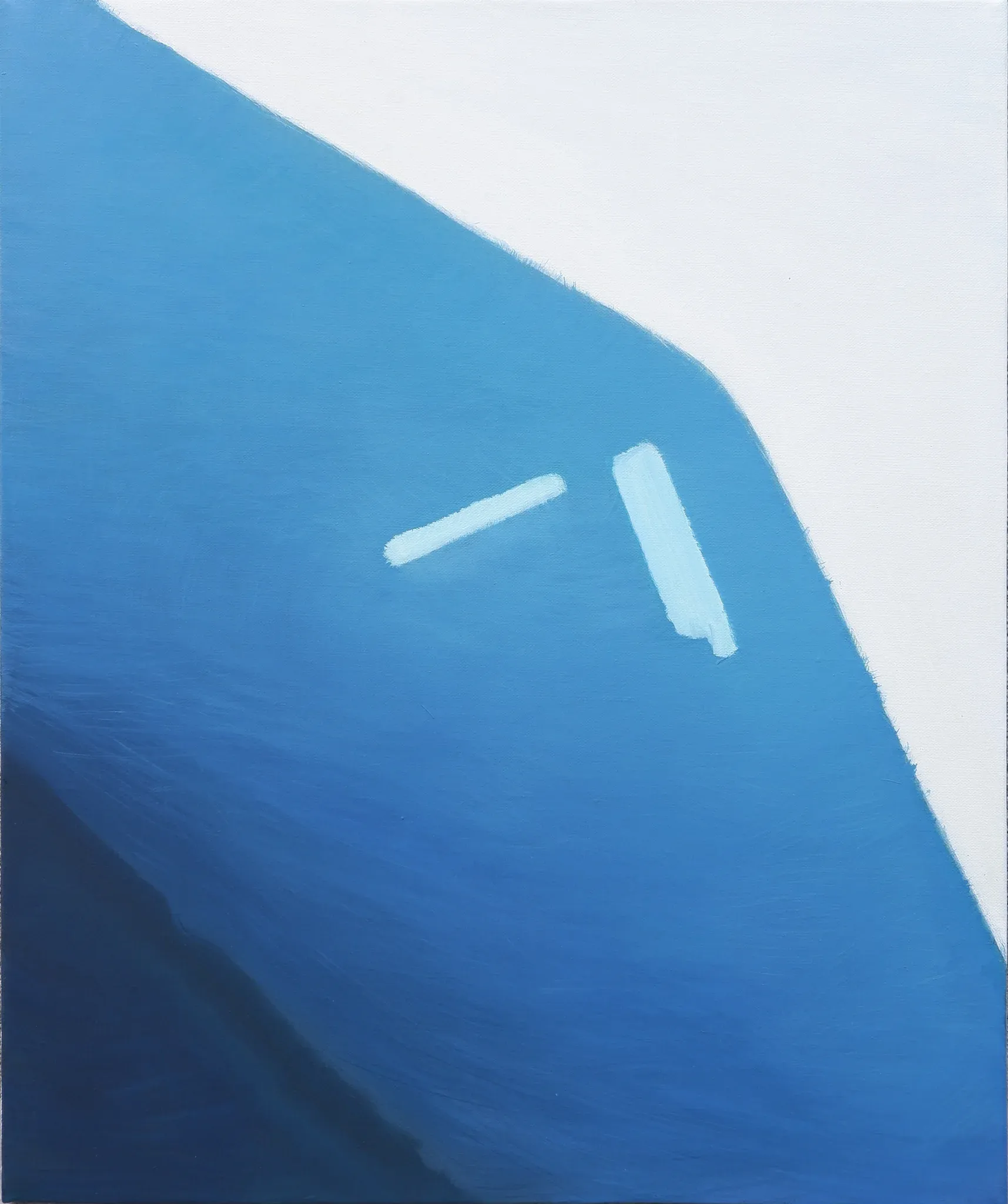 바닥 street — oil on canvas by Li Hyunwoo