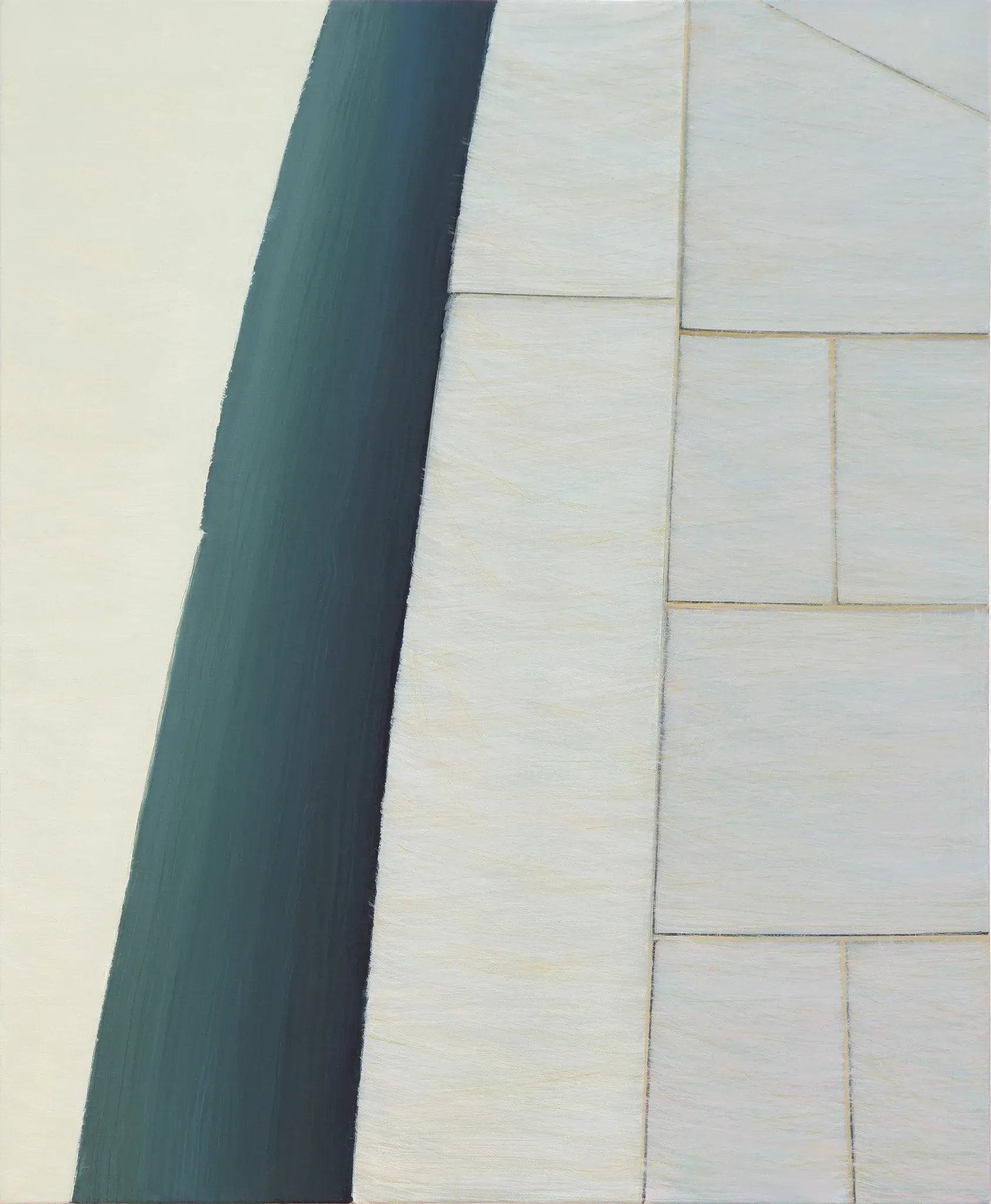 바닥 street — oil on canvas by Li Hyunwoo