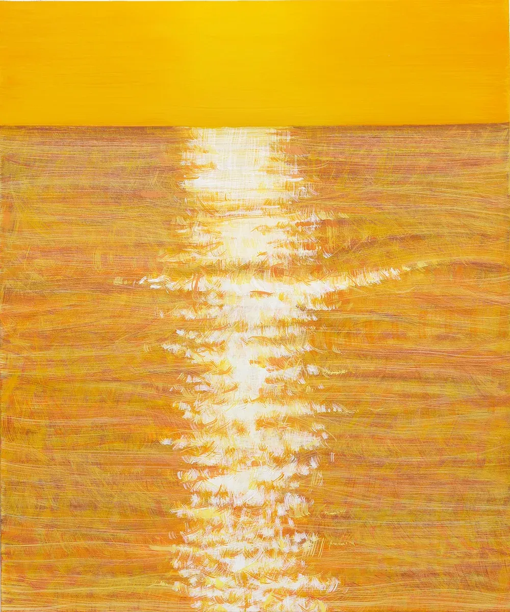 Sun — oil on canvas by Li Hyunwoo