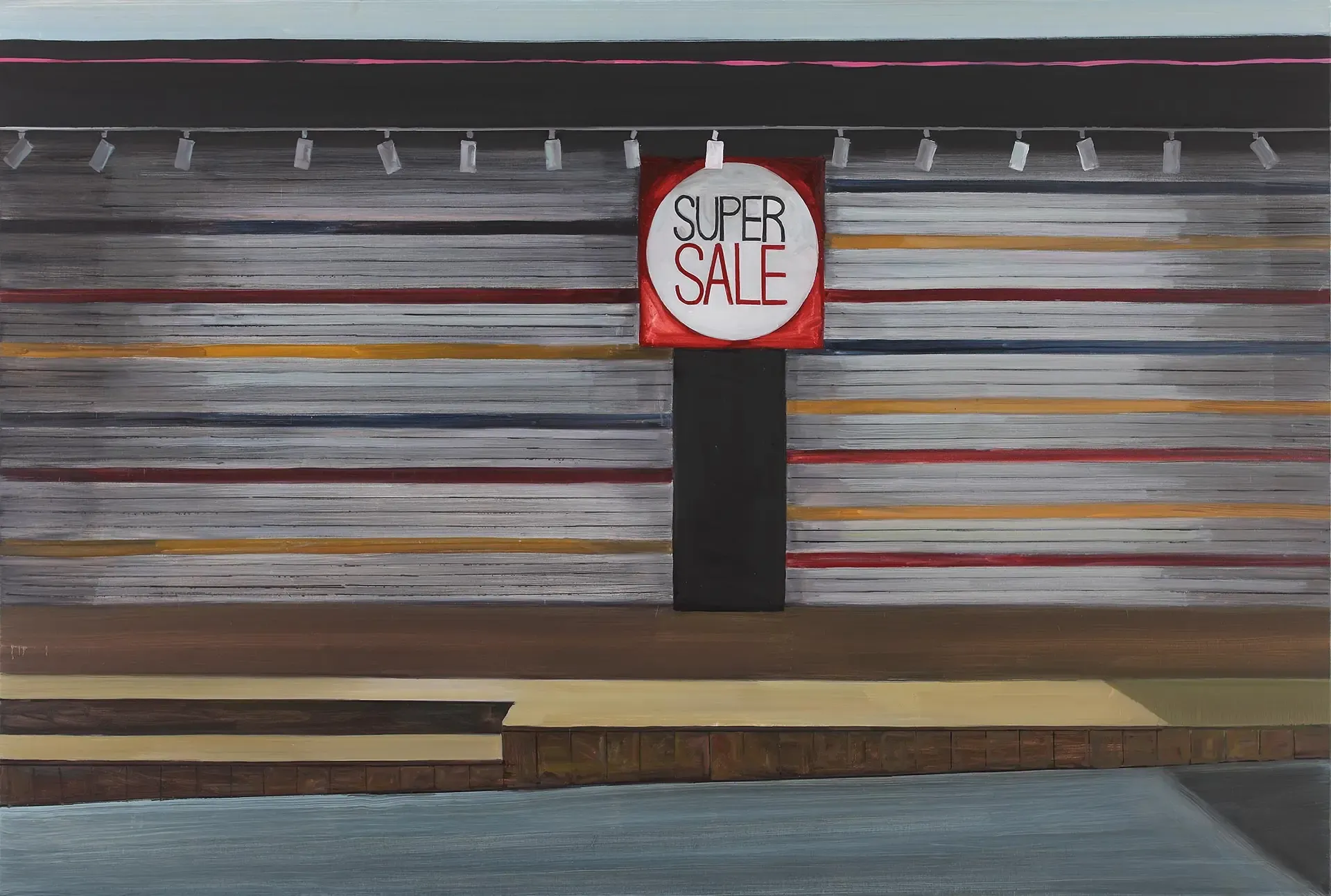 슈퍼세일 supersale — oil on canvas by Li Hyunwoo
