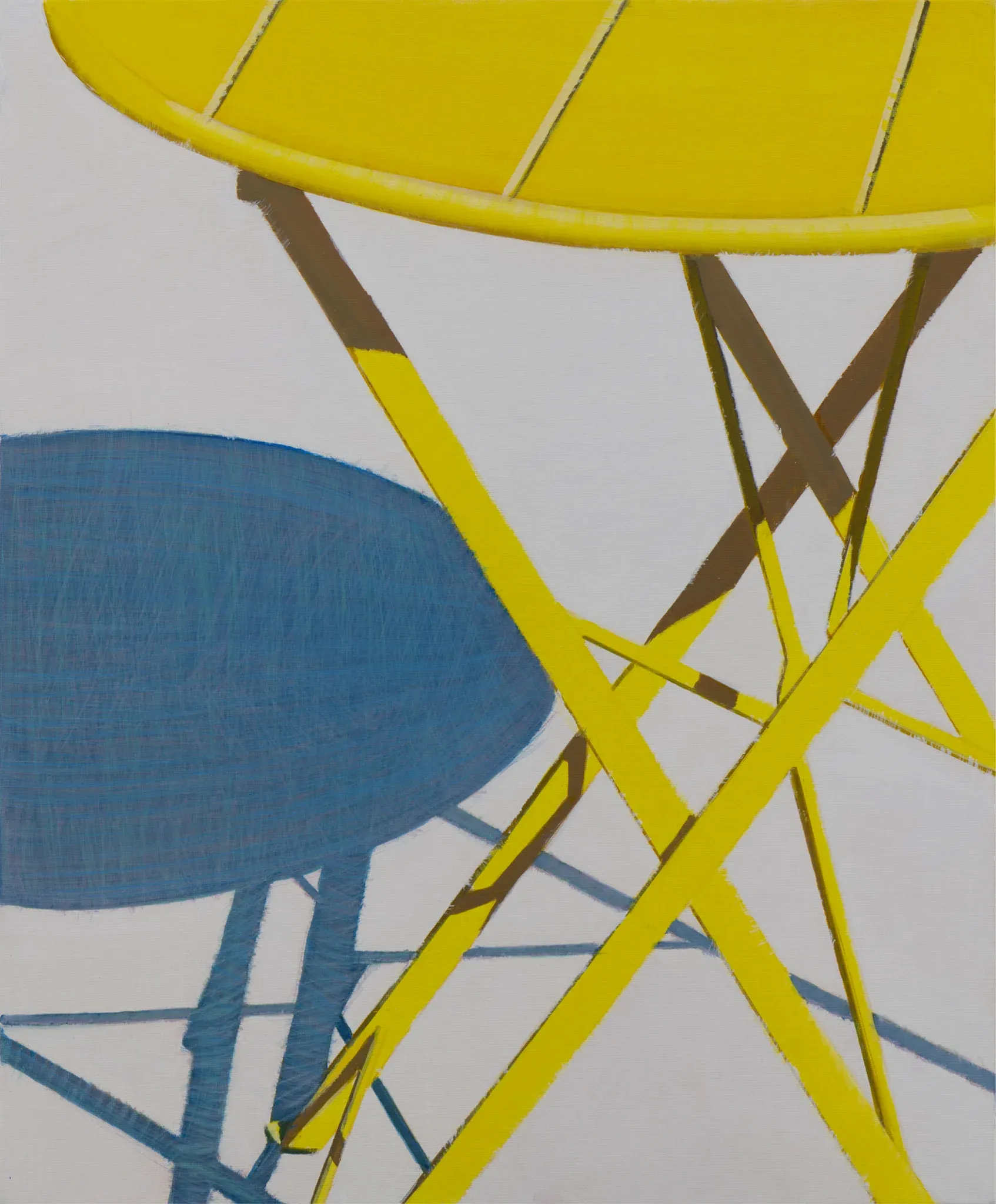 table — oil on canvas by Li Hyunwoo