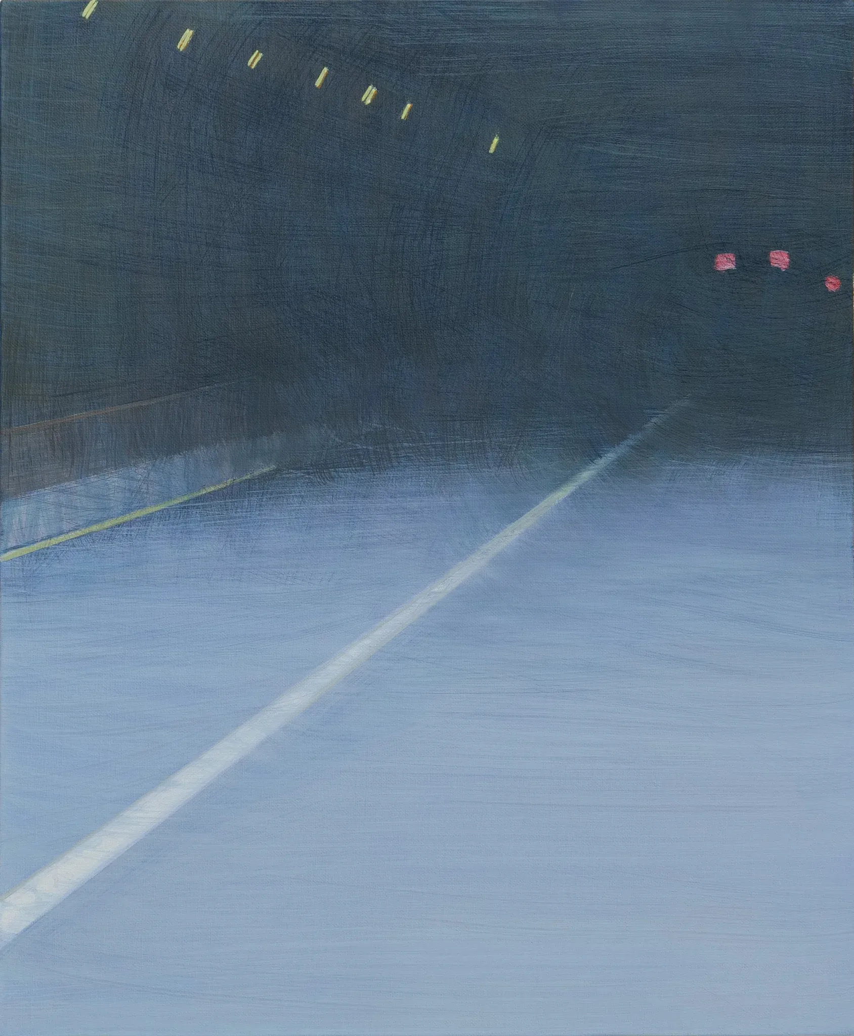 Tunnel — oil on canvas by Li Hyunwoo