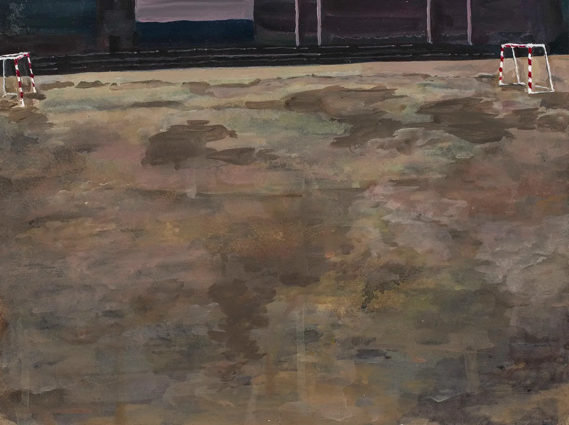 Untitled — acrylic on paper by Li Hyunwoo