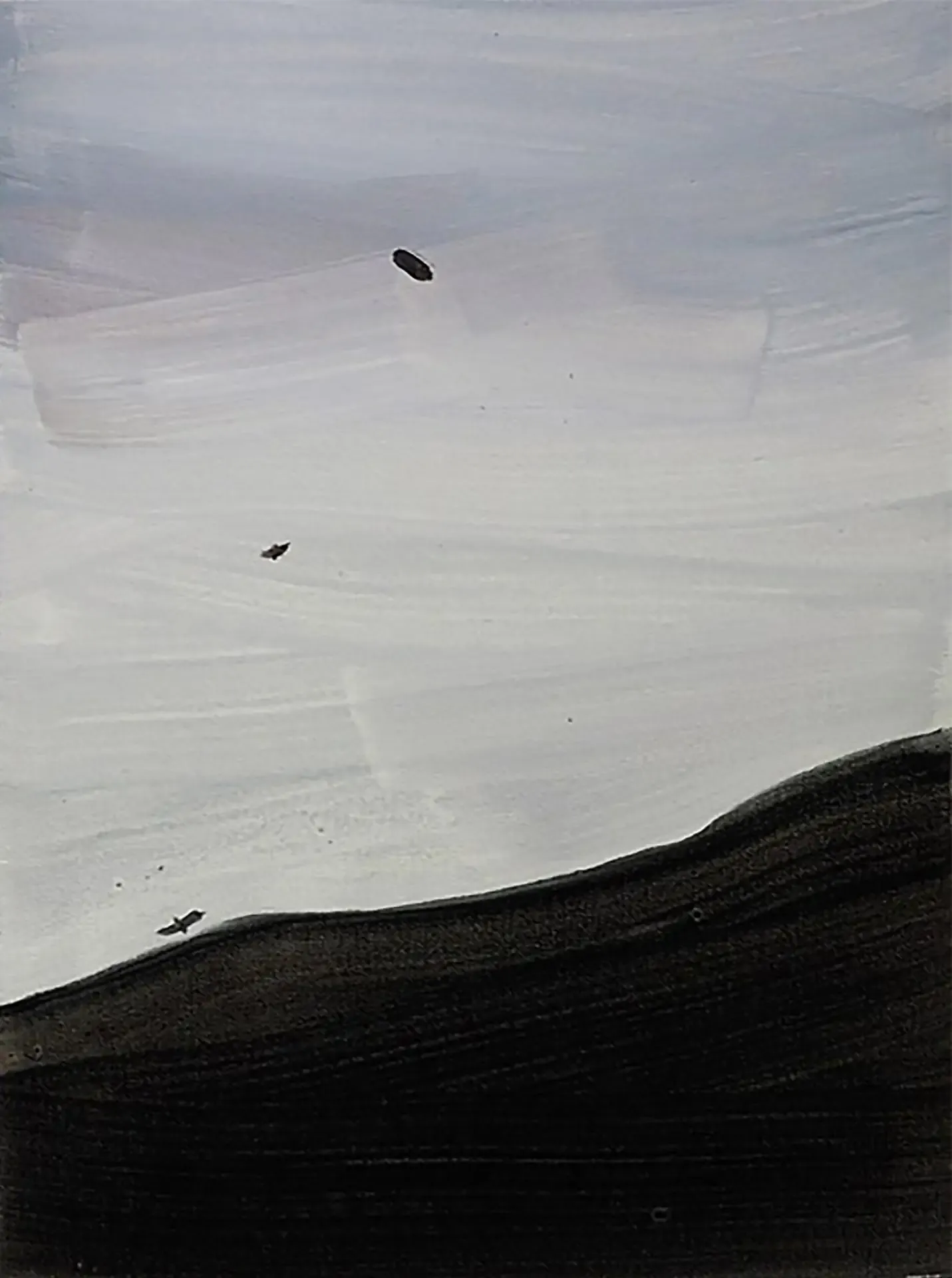 Untitled — oil on paper by Li Hyunwoo