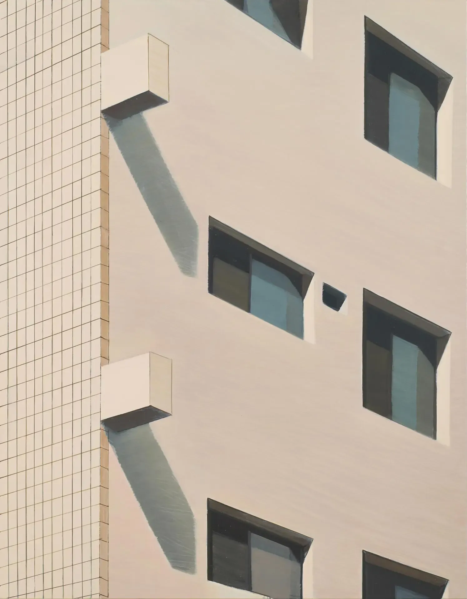 벽 wall — oil on canvas by Li Hyunwoo