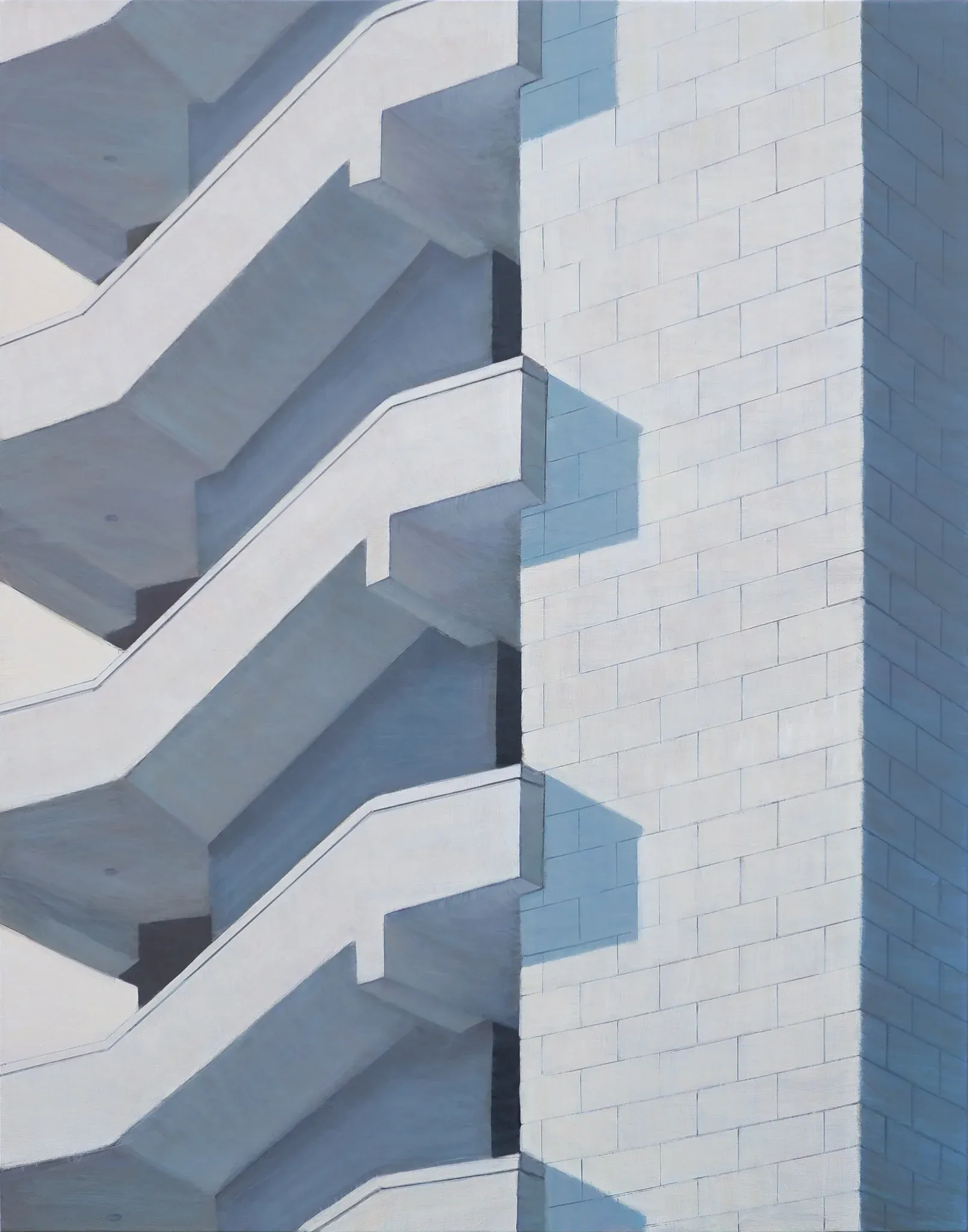 벽 wall — oil on canvas by Li Hyunwoo