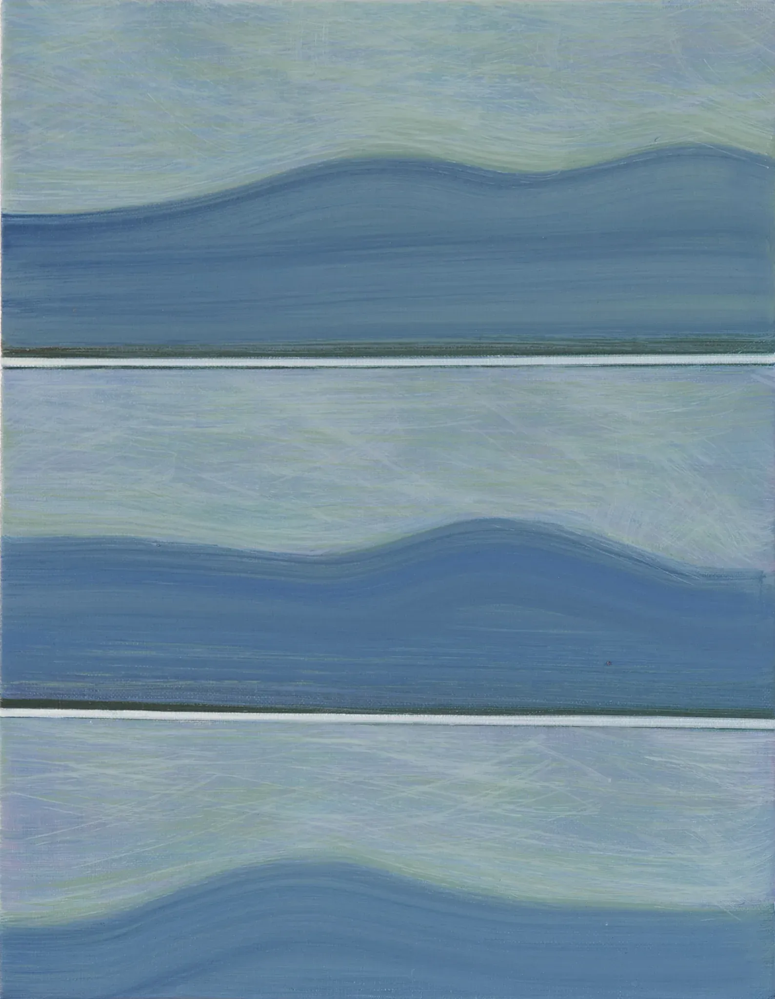 wall — oil on canvas by Li Hyunwoo