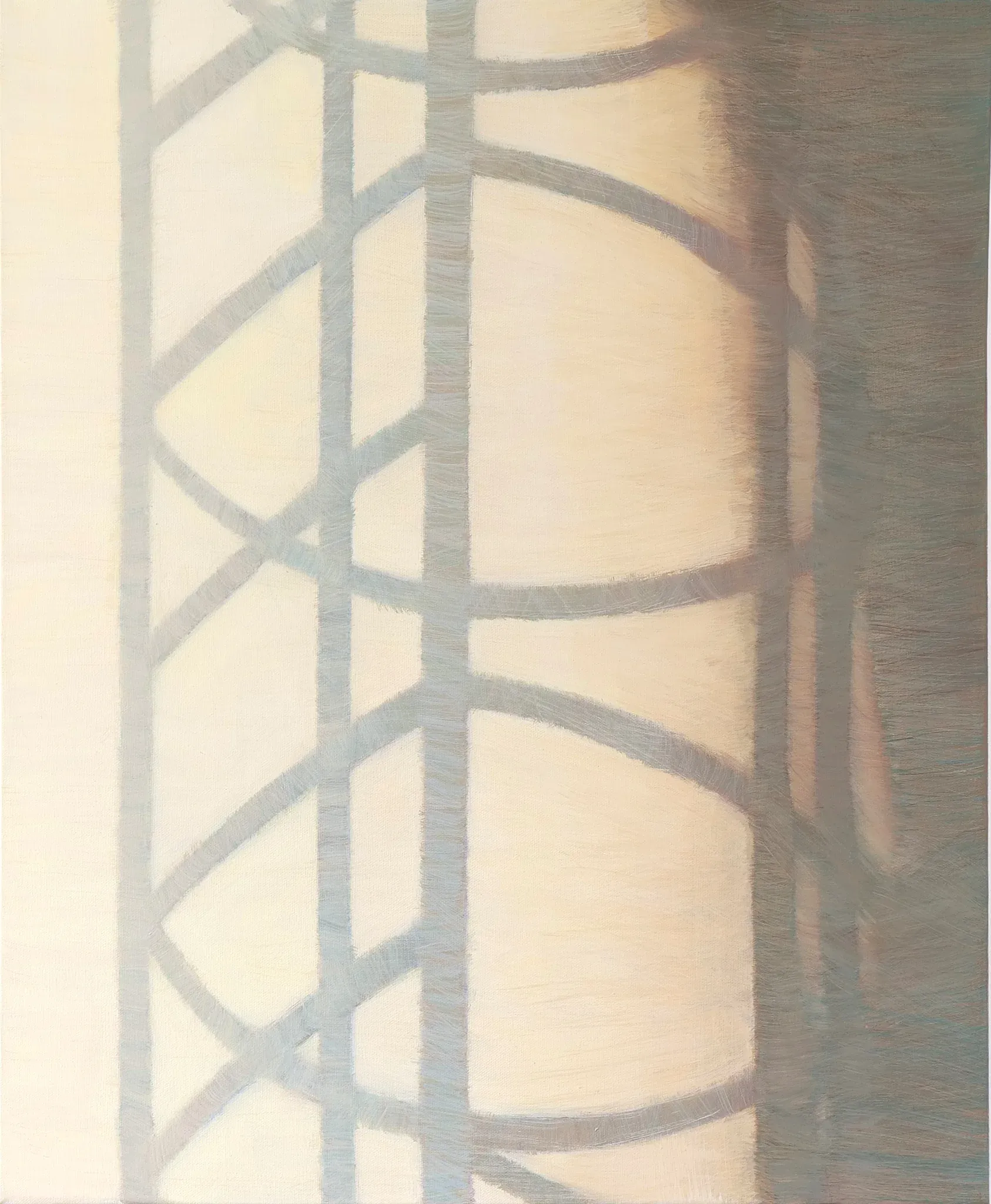 벽 wall — oil on canvas by Li Hyunwoo