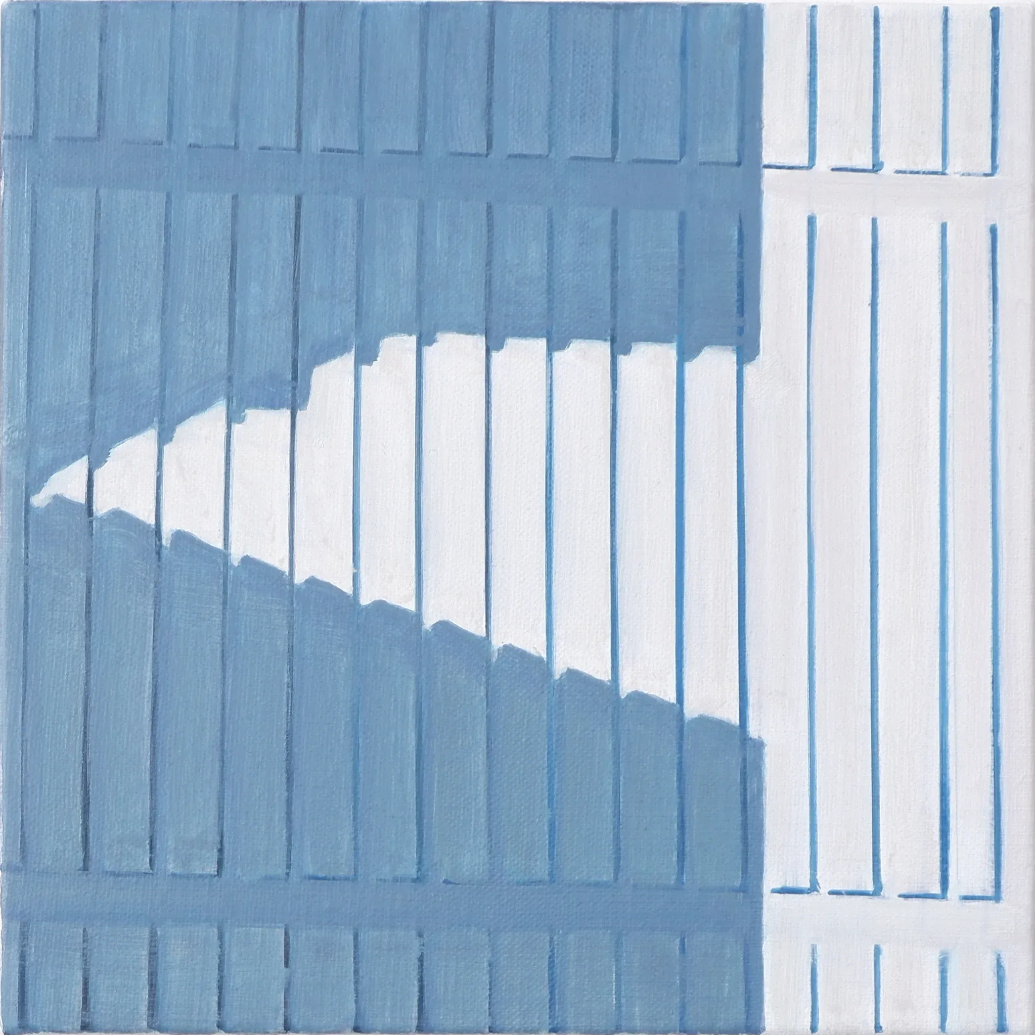 wall — oil on canvas by Li Hyunwoo