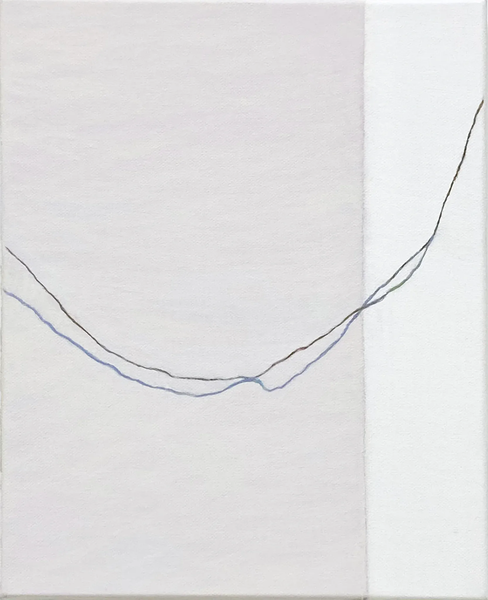 wall — oil on canvas by Li Hyunwoo