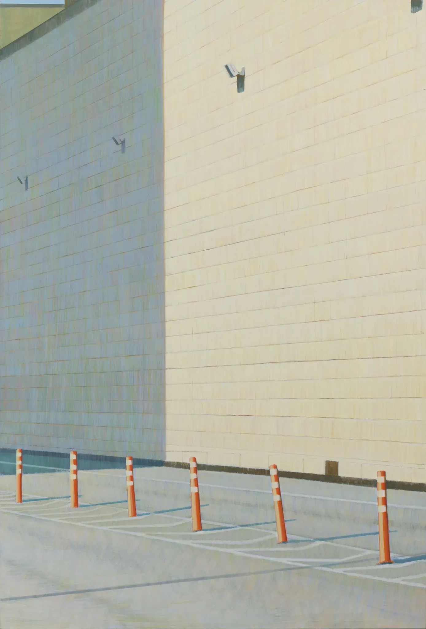 wall — oil on canvas by Li Hyunwoo