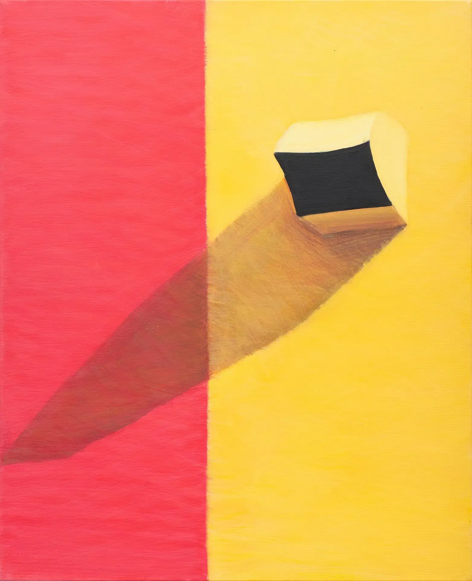 노랑빨강 yellowred — oil on canvas by Li Hyunwoo